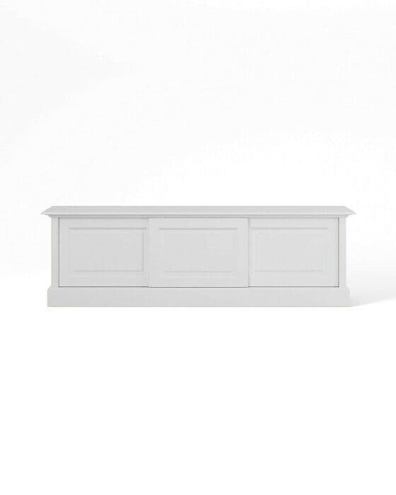 Montauk mediabänk classic white
