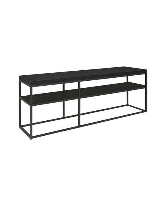Capulus mediabänk svart