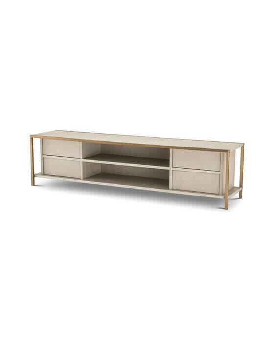 Wilmot mediabänk washed oak