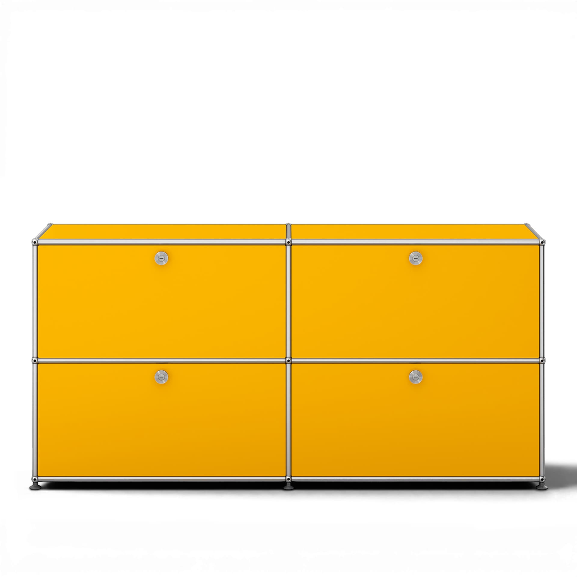 USM - USM Haller 109 Sideboard Golden Yellow - Skänkar och sideboards - Fritz Haller & Paul Schärer - Gul - Metall