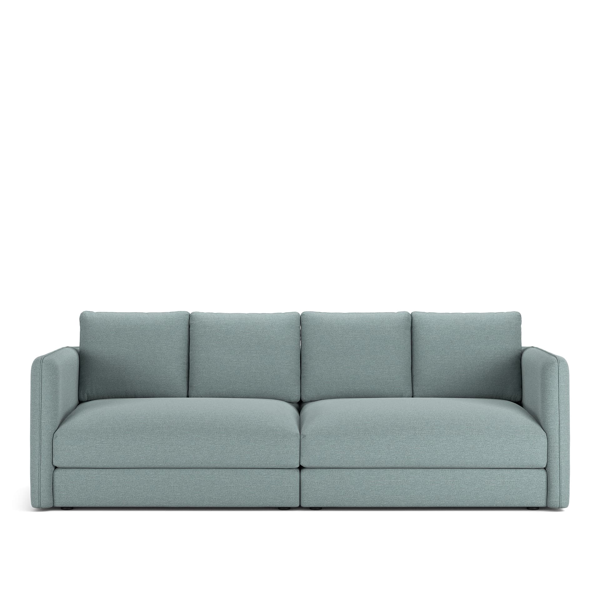 NOGA - Pavarotti 2.5-Seater, Fixed Cover, Cushion Variant 02, Lario 12 - Soffor - Blå