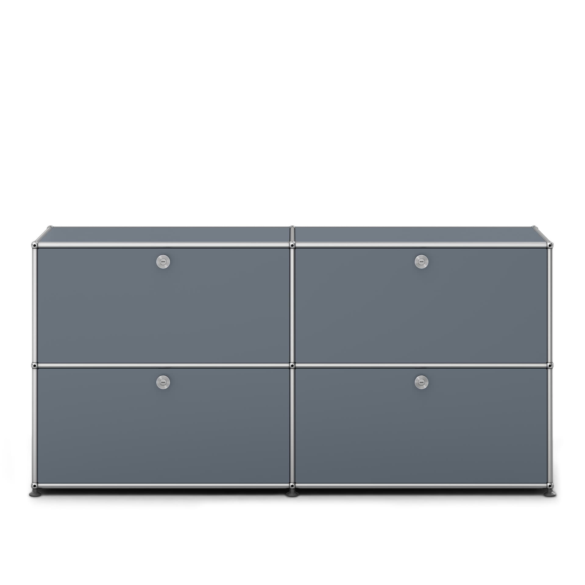 USM - USM Haller Sideboard E2 USM Mid Gray - Skänkar och sideboards - Fritz Haller & Paul Schärer - Grå