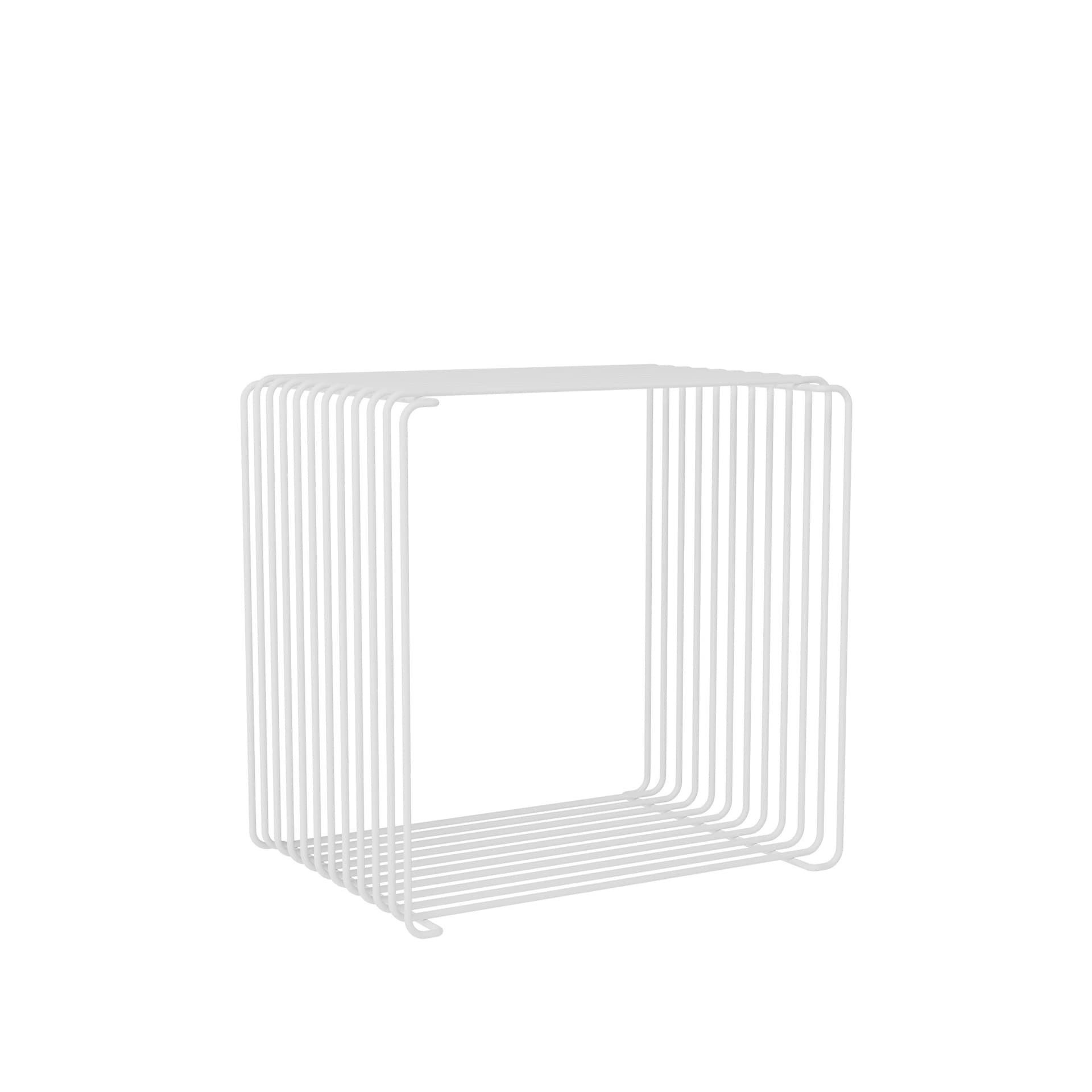 Montana - Panton Wire Single hylla, djup 25,7 cm - Snow - Hyllor & Hyllsystem - Verner Panton - Vit - Metall