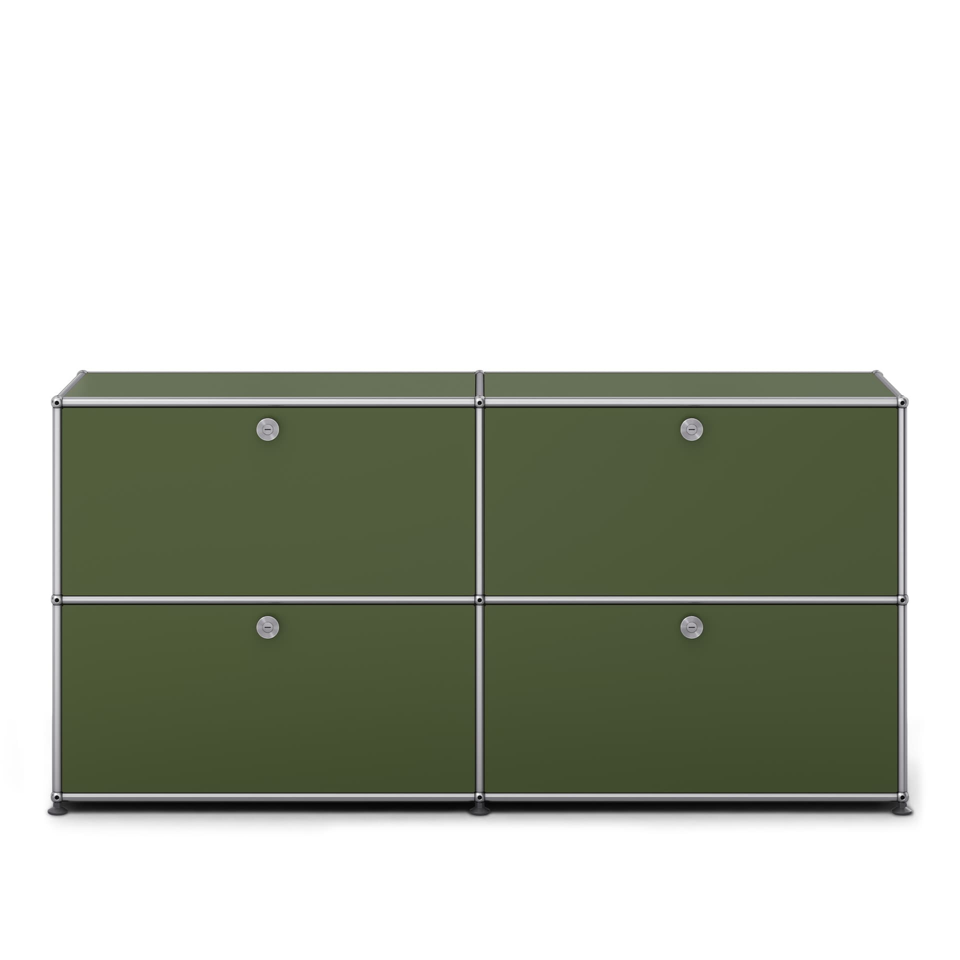 USM - USM Haller 109 Sideboard Olive Green - Skänkar och sideboards - Fritz Haller & Paul Schärer - Grön - Metall