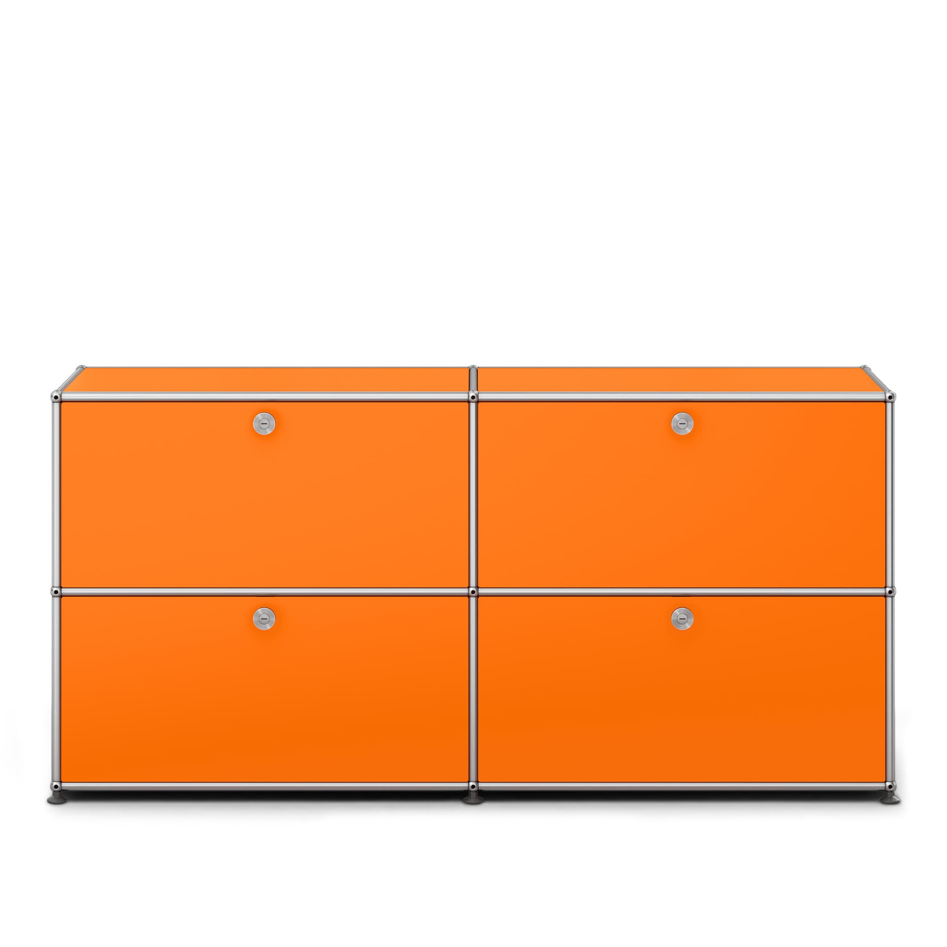 USM - USM Haller Sideboard E2 Pure Orange - Skänkar och sideboards - Fritz Haller & Paul Schärer - Orange