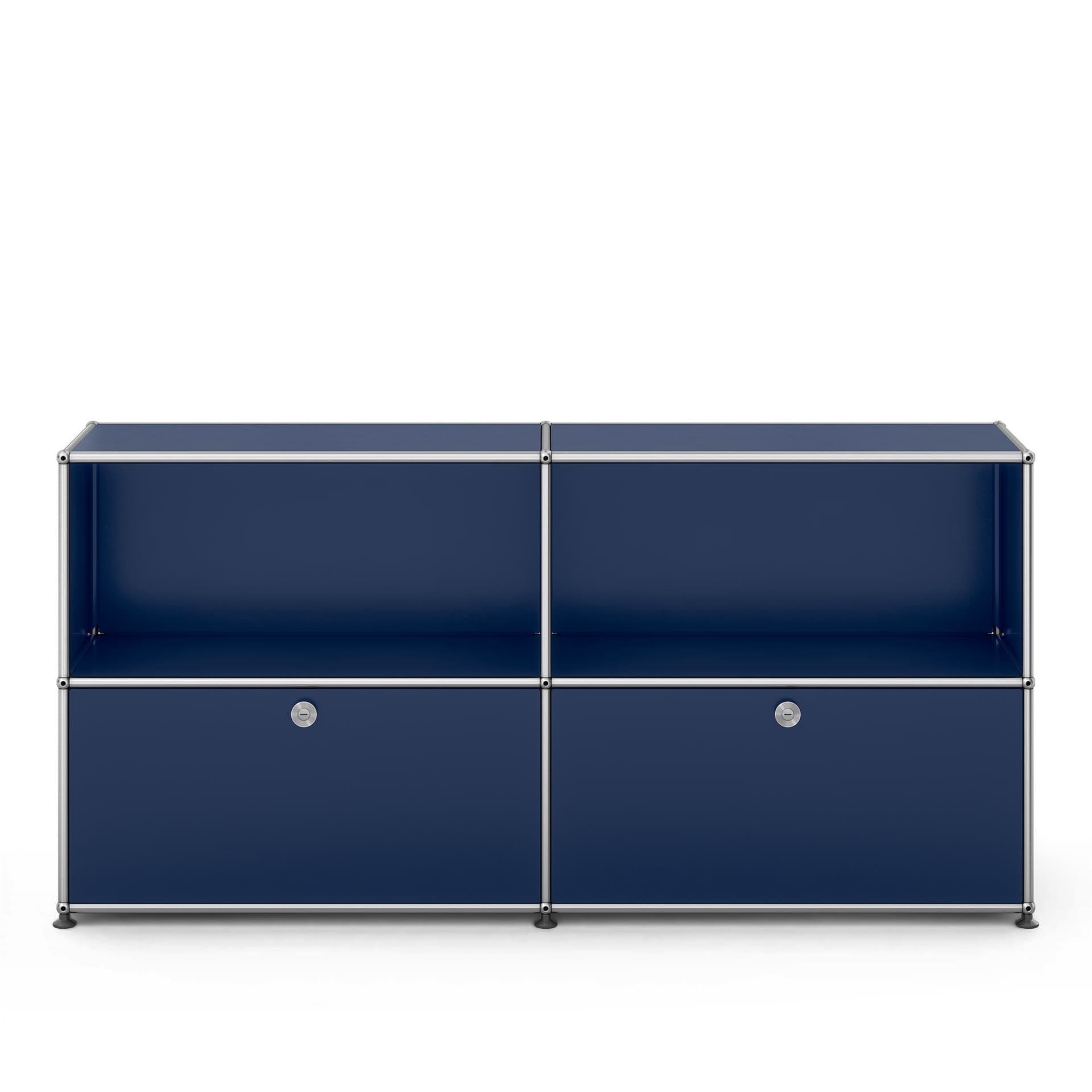 USM - USM Haller Sideboard C2 Steel Blue - Skänkar och sideboards - Fritz Haller & Paul Schärer - Blå