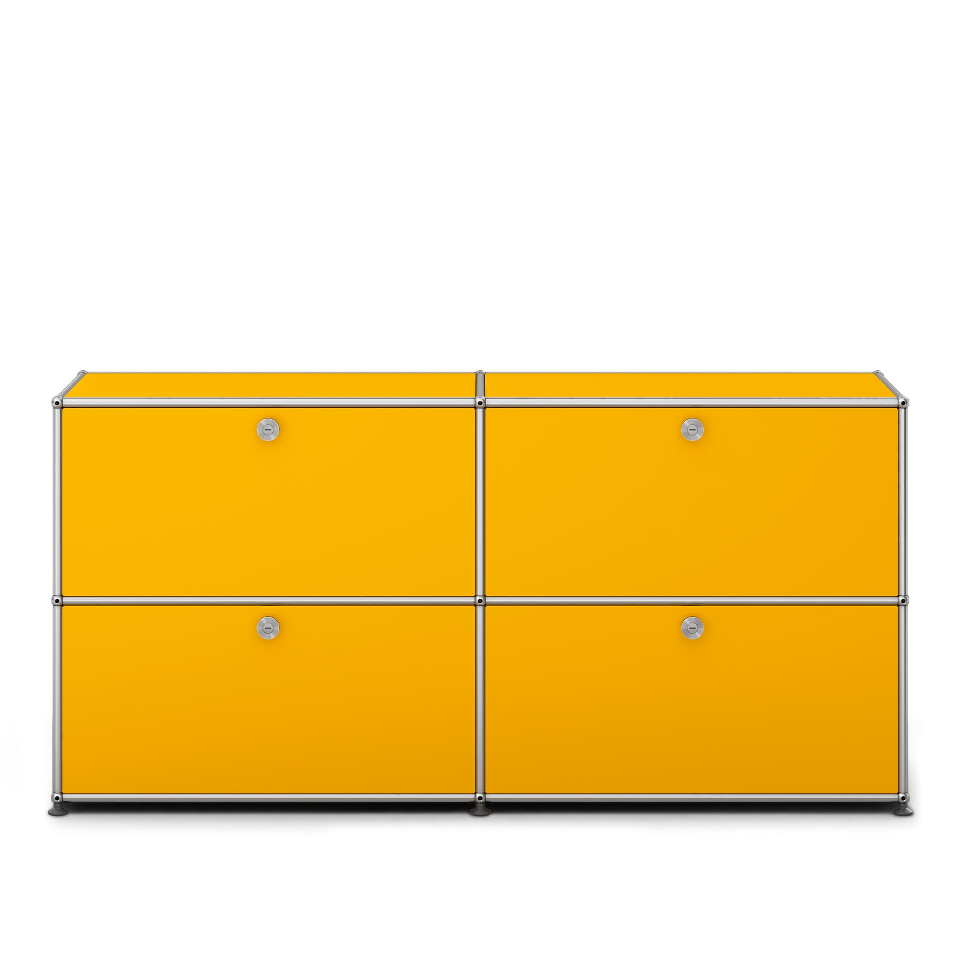 USM - USM Haller Sideboard E2 Golden Yellow - Skänkar och sideboards - Fritz Haller & Paul Schärer - Gul - Metall