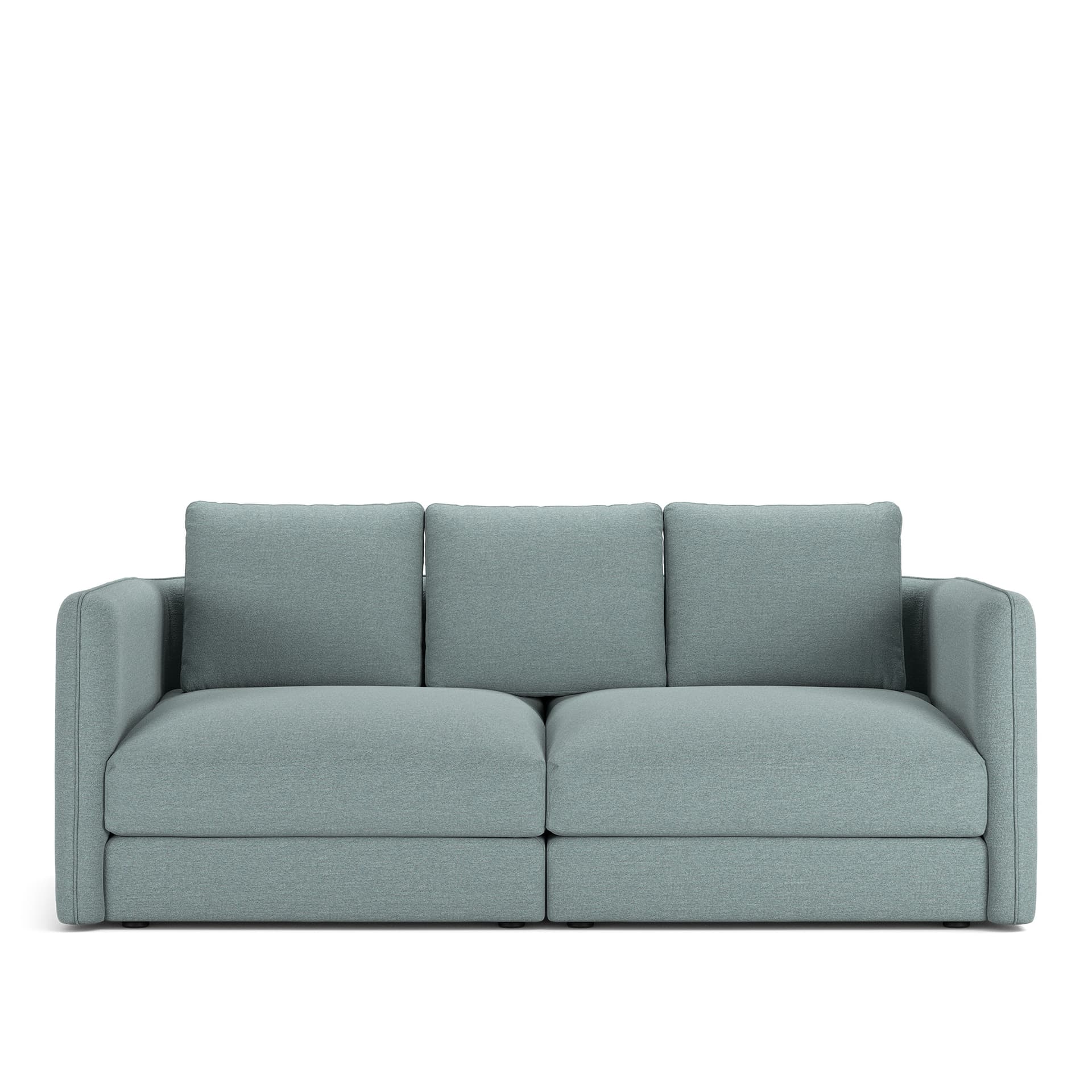 NOGA - Pavarotti 2-Seater, Fixed Cover, Cushion Variant 02, Lario 12 - Soffor - Blå