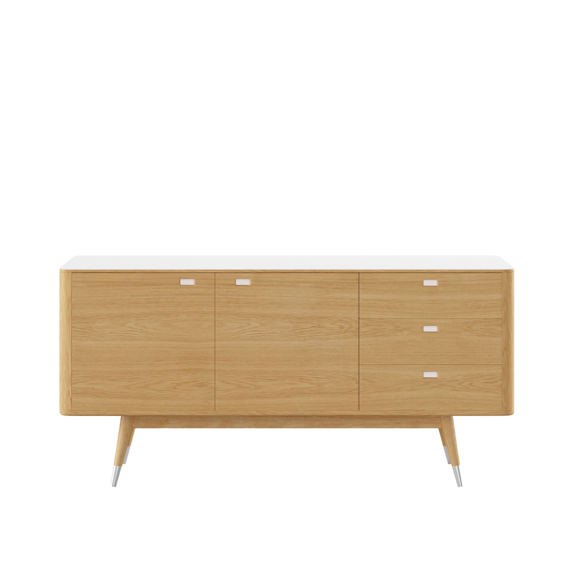 Naver Collection - AK 2630 Skänk, Såpad ek - Skänkar och sideboards - Nissen & Gehl - Träfärgad - Naturmaterial/Trä