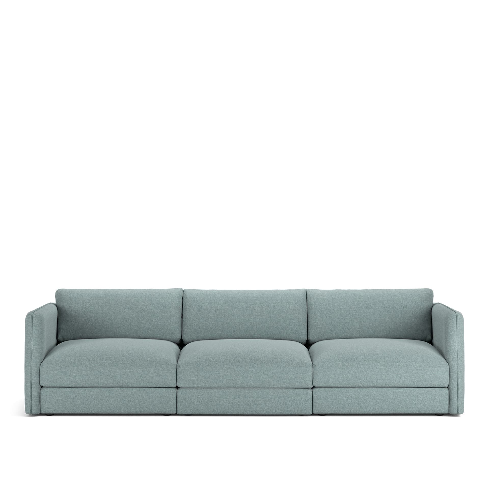 NOGA - Pavarotti 3-Seater, Fixed Cover, Cushion Variant 03, Lario 12 - Soffor - Blå