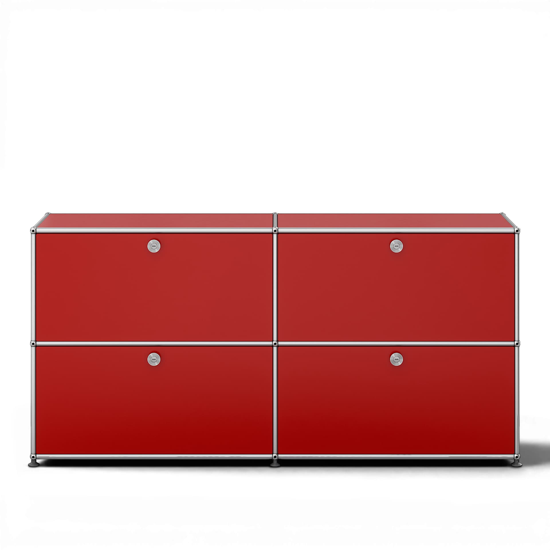 USM - USM Haller 109 Sideboard USM Ruby Red - Skänkar och sideboards - Fritz Haller & Paul Schärer - Röd - Metall