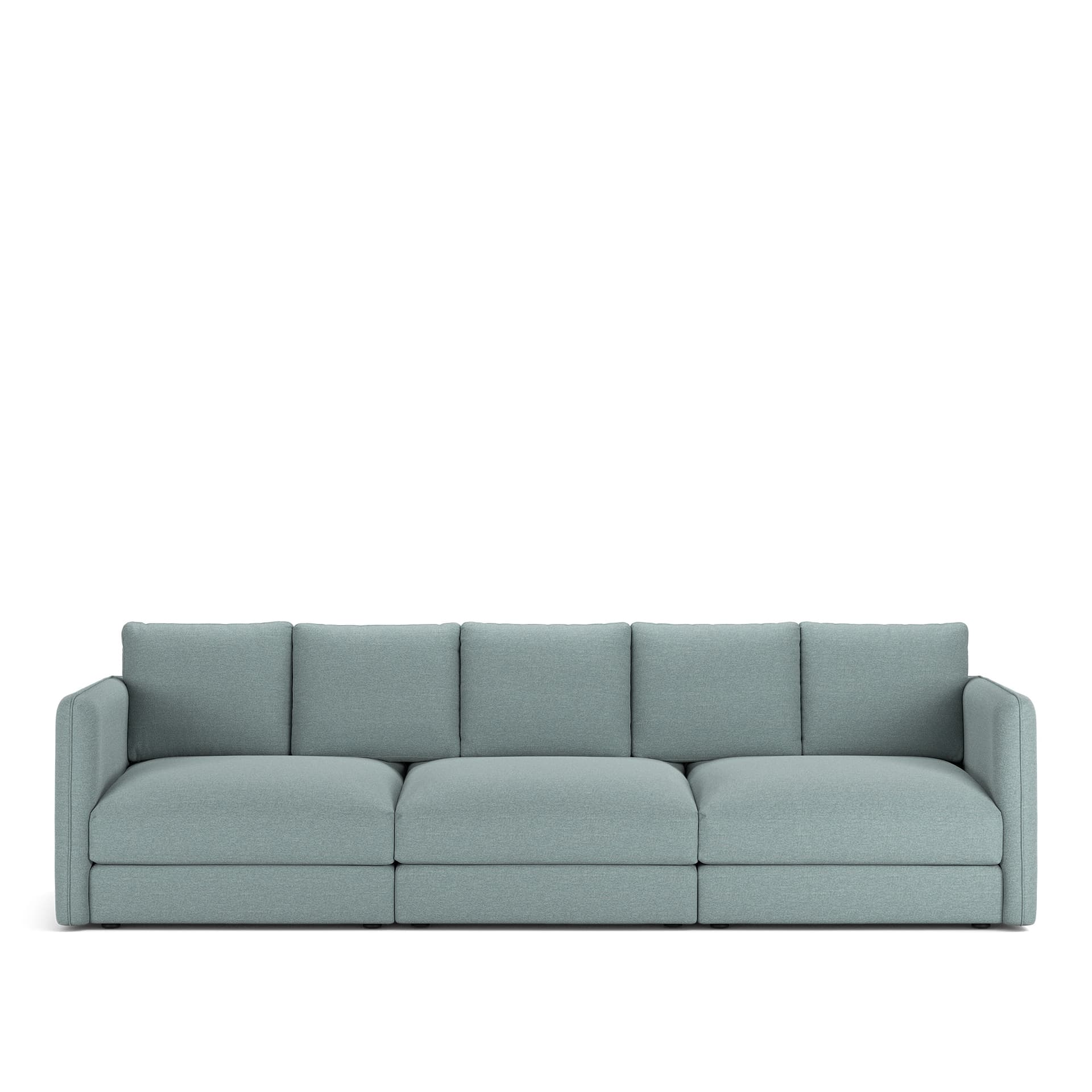 NOGA - Pavarotti 3-Seater, Fixed Cover, Cushion Variant 02, Lario 12 - Soffor - Blå