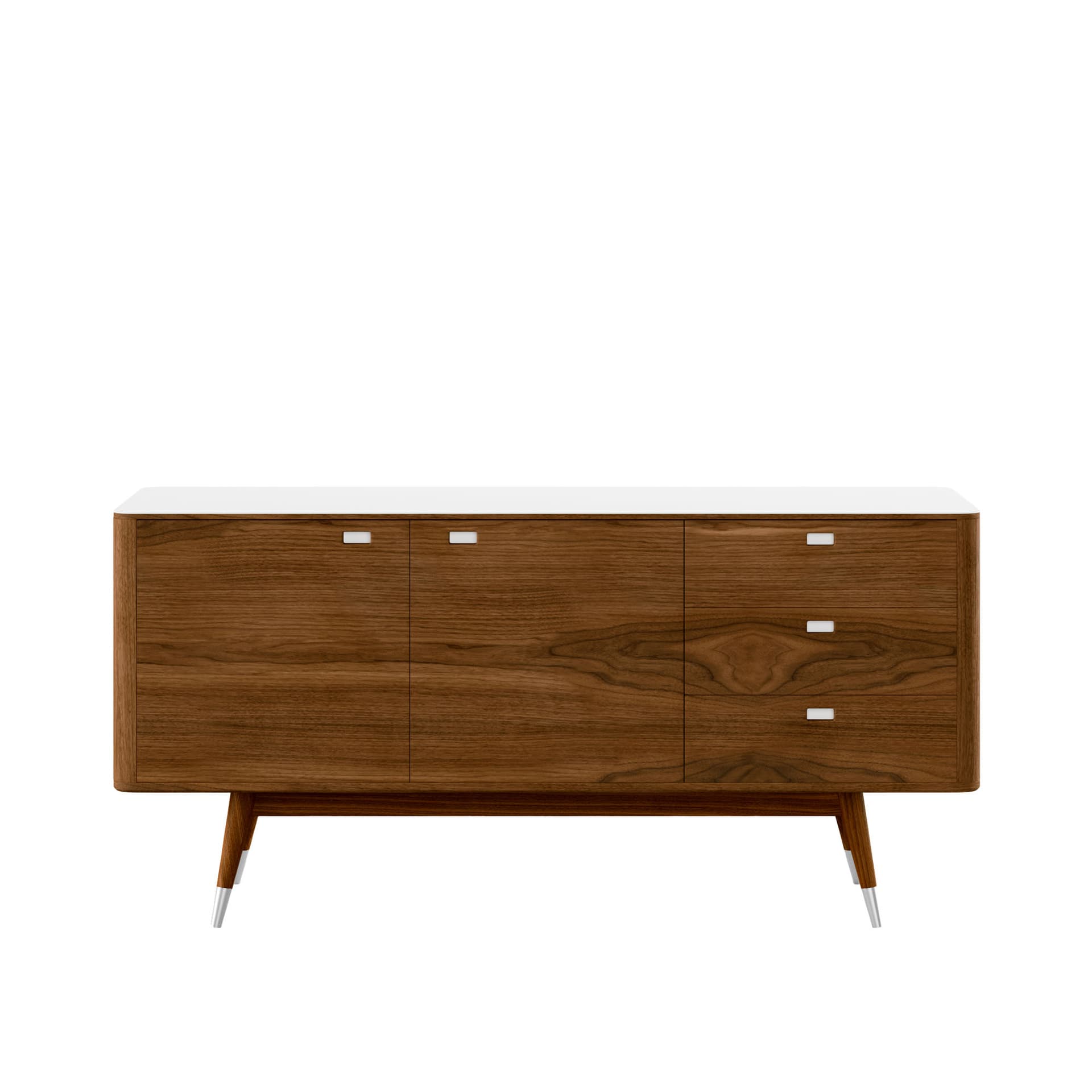 Naver Collection - AK 2630 Sideboard Walnut Oil - Skänkar och sideboards - Nissen & Gehl - Träfärgad - Naturmaterial/Trä