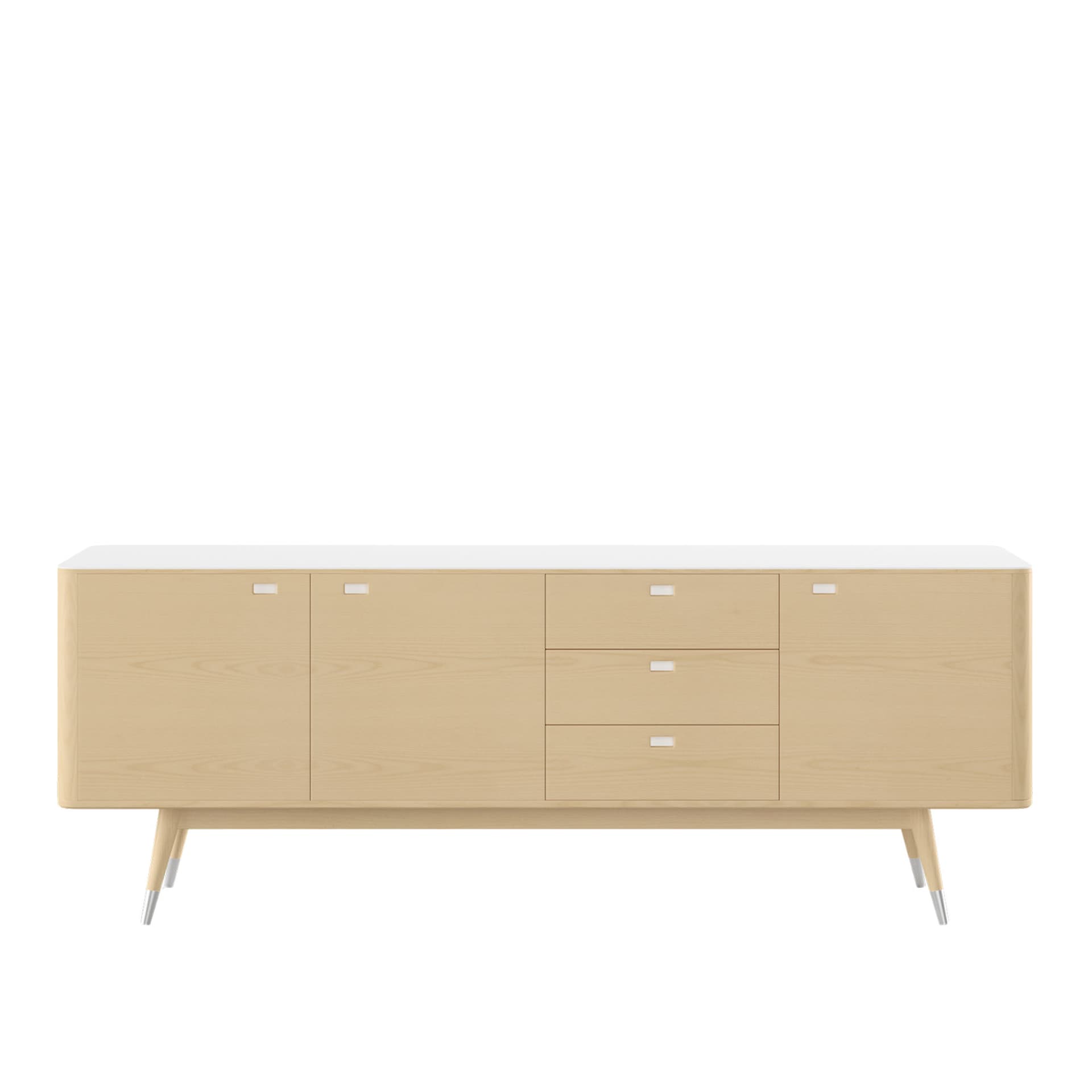 Naver Collection - AK 2660 Skänk, Vitoljad ask - Skänkar och sideboards - Nissen & Gehl - Träfärgad - Naturmaterial/Trä