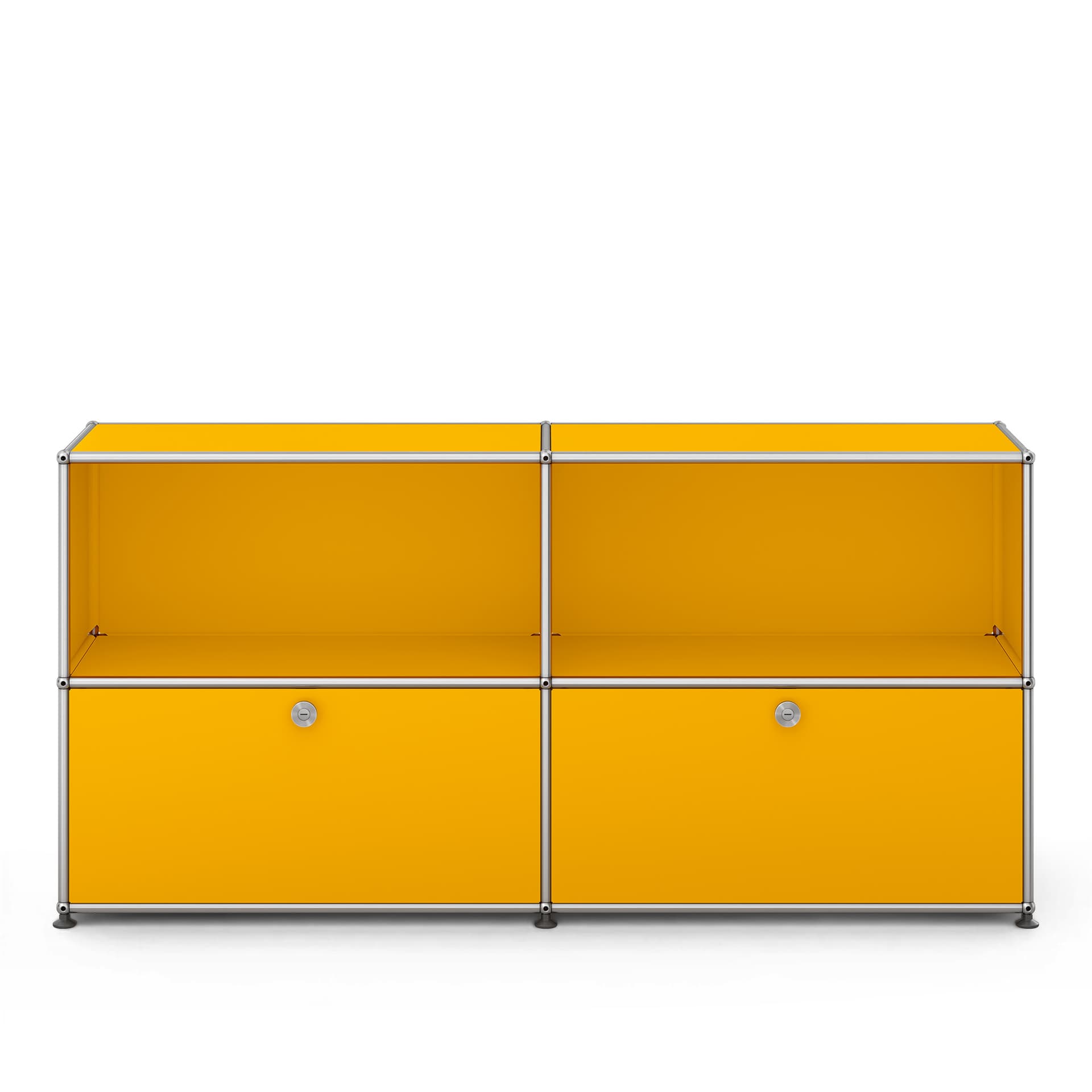 USM - USM Haller Sideboard C2 Golden Yellow - Skänkar och sideboards - Fritz Haller & Paul Schärer - Gul - Metall