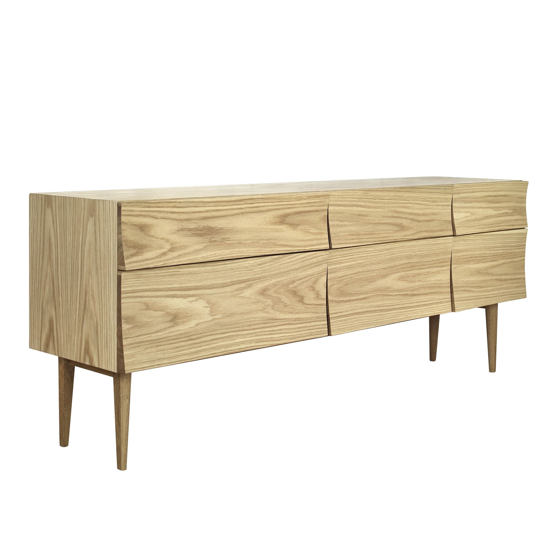 Muuto - Reflect Sideboard Large, Oak - Skänkar och sideboards - Søren Rose Studio - Träfärgad - Trä