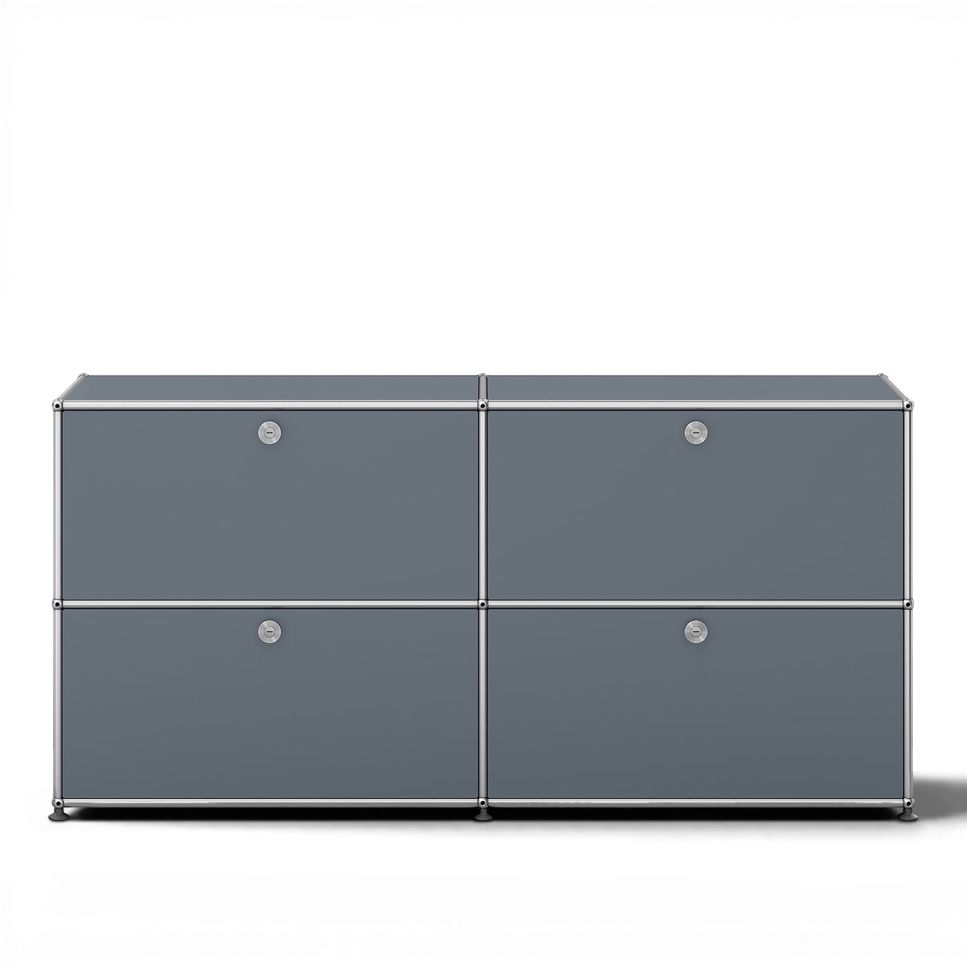 USM - USM Haller 109 Sideboard USM Mid Gray - Skänkar och sideboards - Fritz Haller & Paul Schärer - Grå - Metall