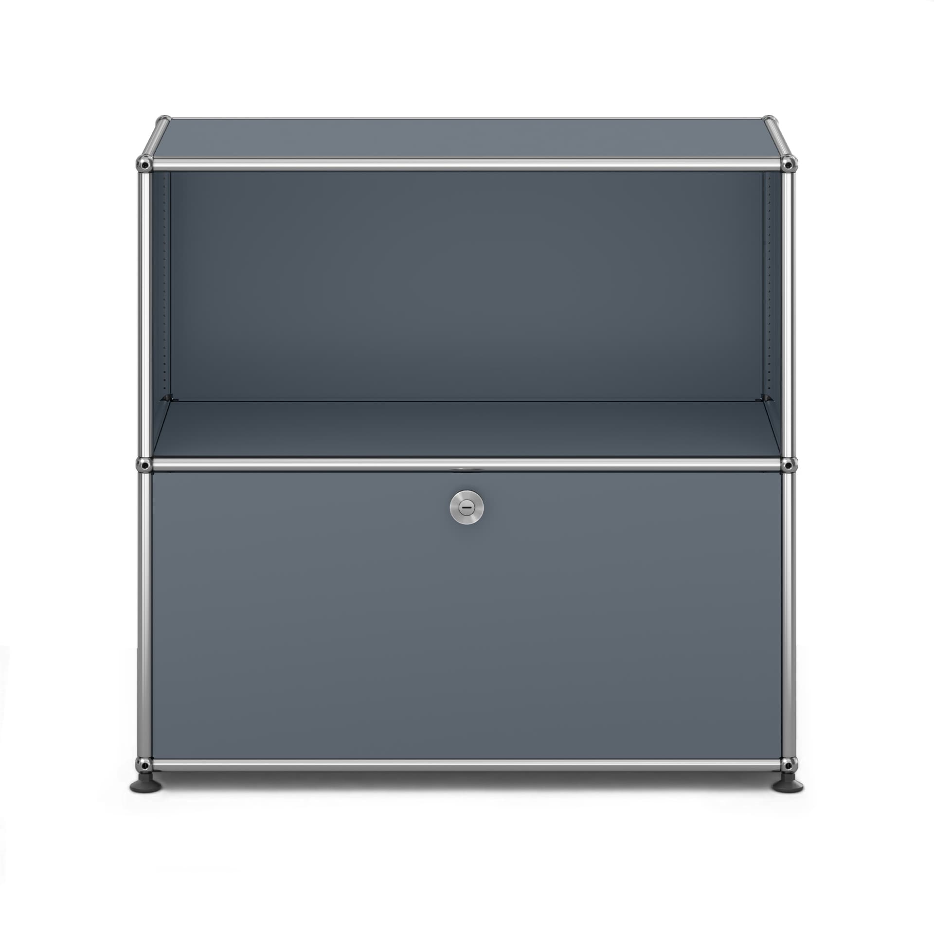 USM - USM Haller M62 32 USM Mid Grey - Skänkar och sideboards - Fritz Haller & Paul Schärer - Grå - Metall