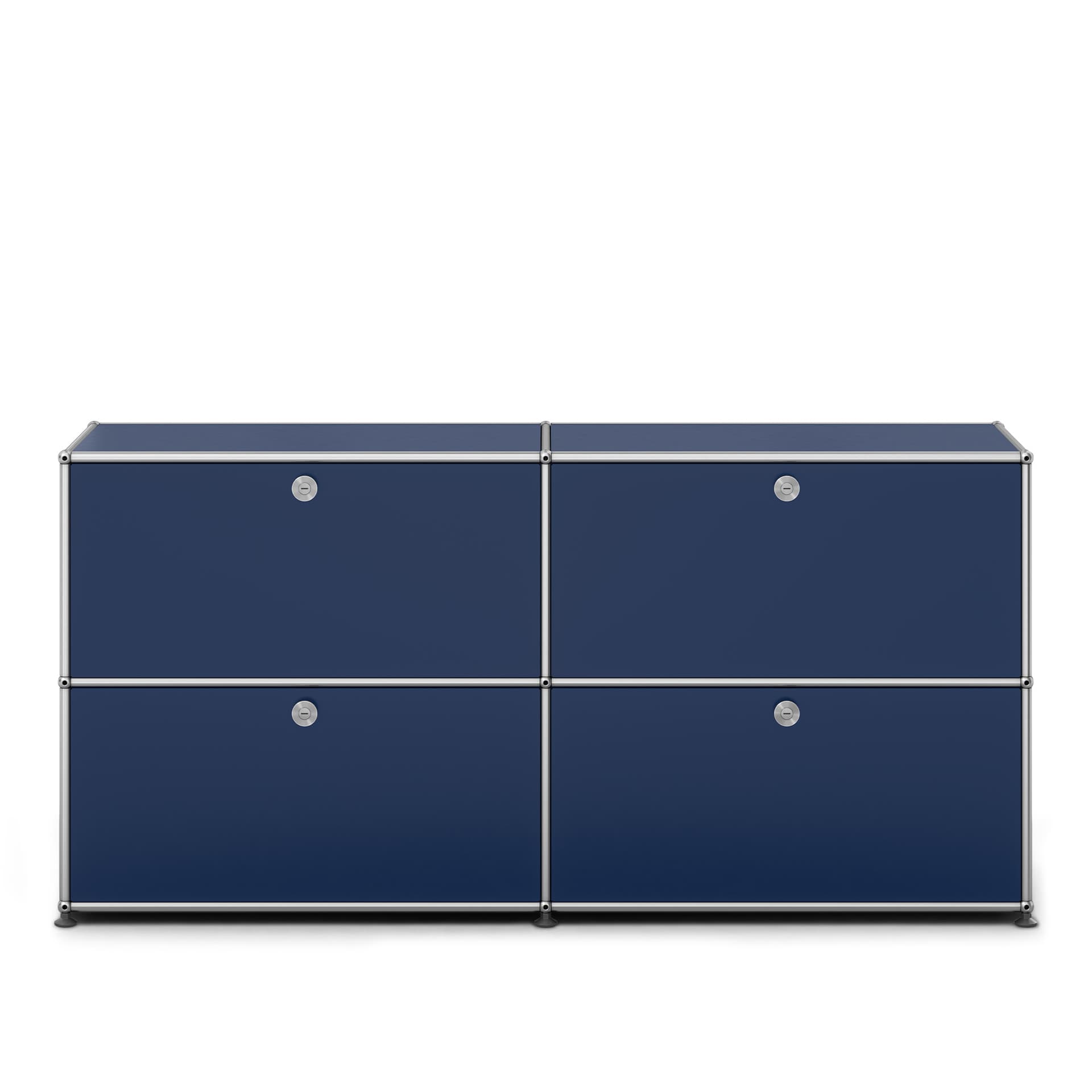 USM - USM Haller Sideboard E2 Steel Blue - Skänkar och sideboards - Fritz Haller & Paul Schärer - Blå