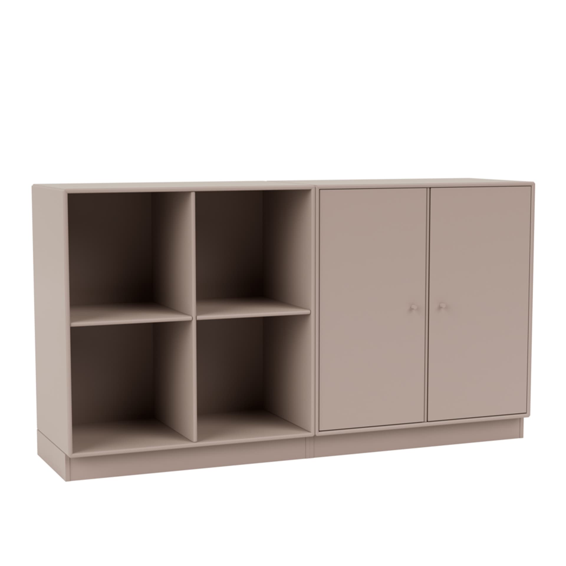 Montana - Pair Classic Sideboard, Plinth H7 cm - Mushroom - Skänkar och sideboards - Peter J. Lassen - Beige - Trä