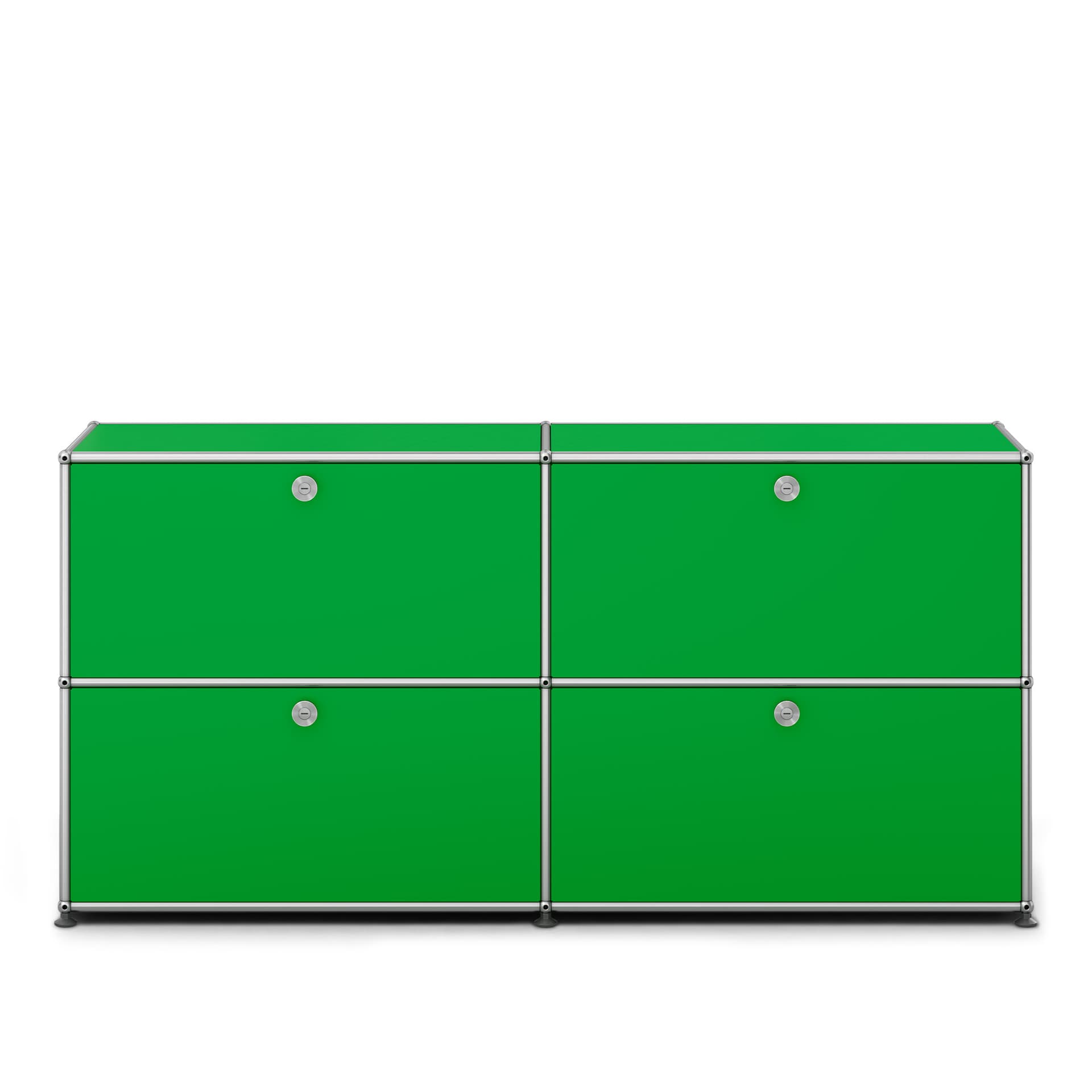 USM - USM Haller Sideboard E2 USM Green - Skänkar och sideboards - Fritz Haller & Paul Schärer - Grön