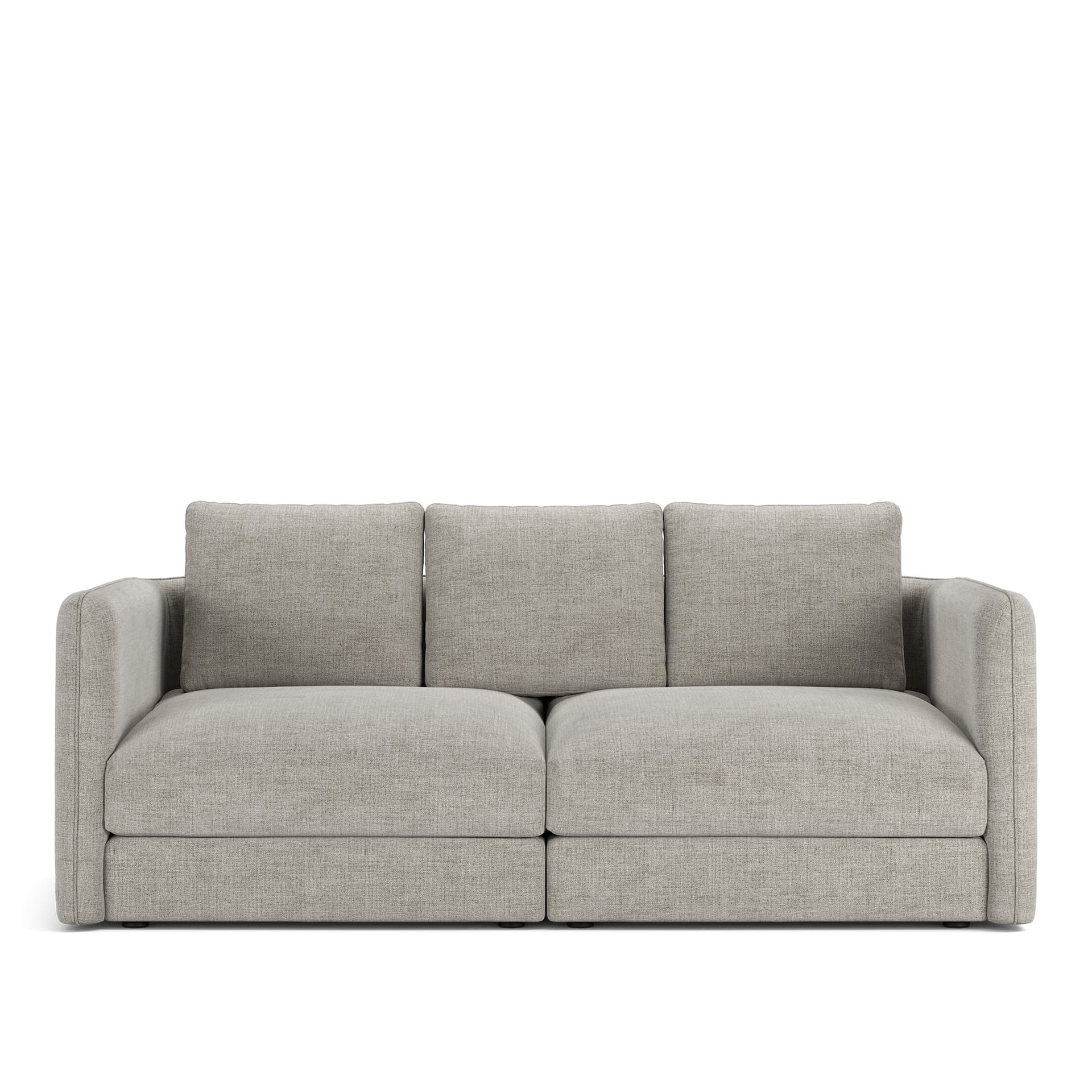 NOGA - Pavarotti 2-Seater, Removable Cover, Cushion Variant 02, Sienna 103 - Soffor - Grå
