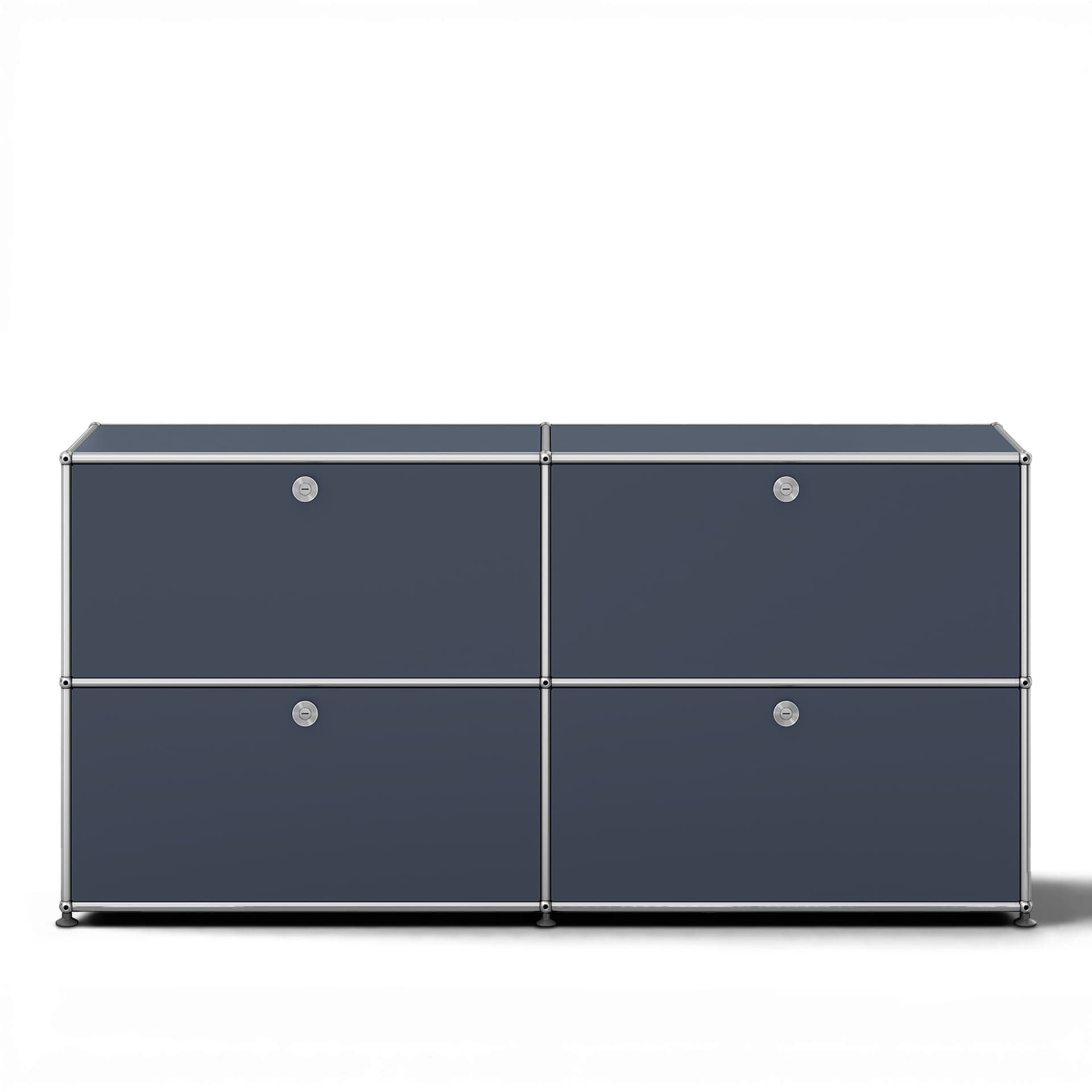 USM - USM Haller 109 Sideboard Anthracite - Skänkar och sideboards - Fritz Haller & Paul Schärer - Grå - Metall