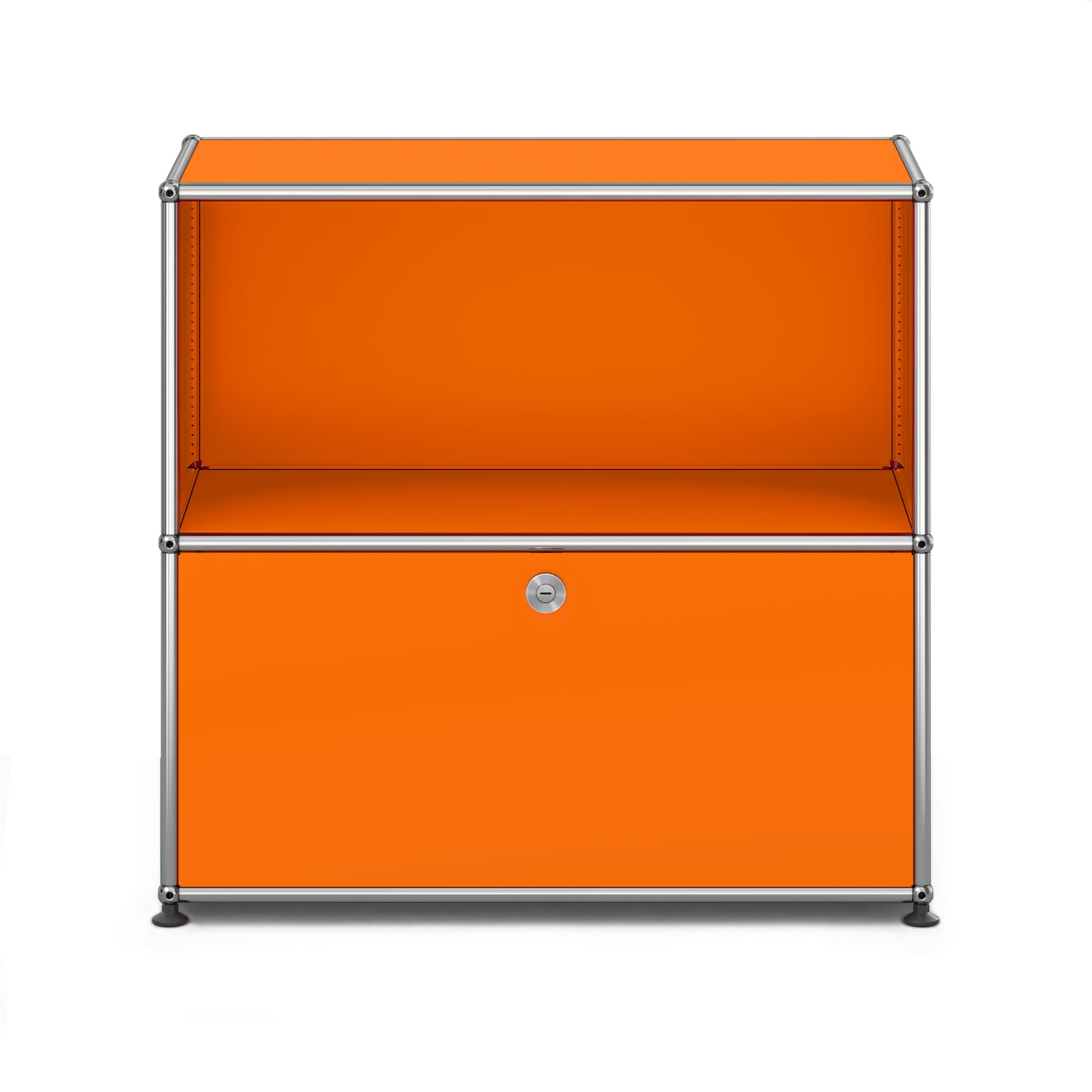 USM - USM Haller M62 26 Pure Orange - Skänkar och sideboards - Fritz Haller & Paul Schärer - Orange - Metall