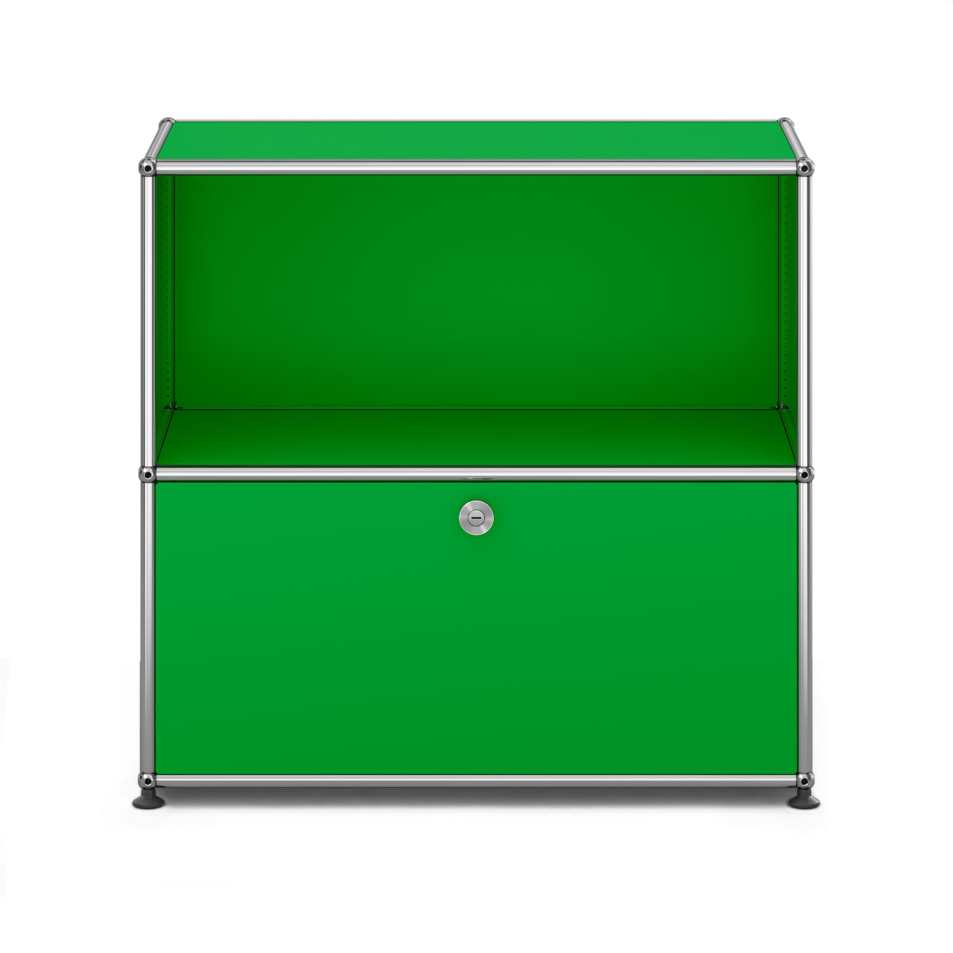 USM - USM Haller M62 28 USM Green - Skänkar och sideboards - Fritz Haller & Paul Schärer - Grön - Metall