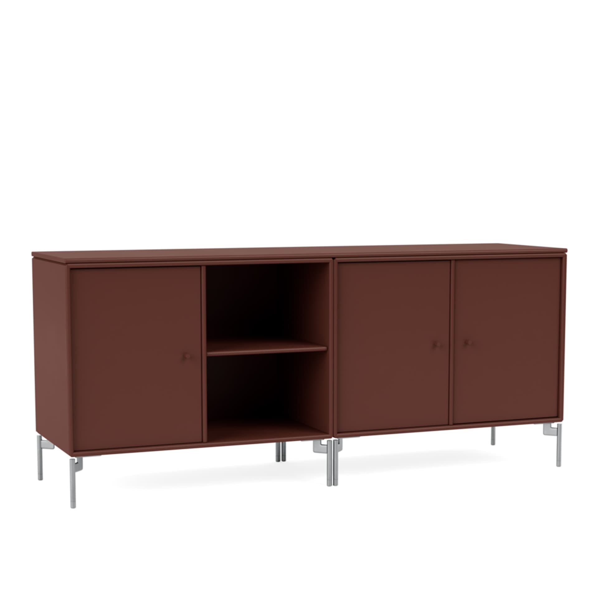 Montana - Save Lowboard 155-Masala Matt Chrome - Skänkar och sideboards - Peter J. Lassen - Brun - Trä