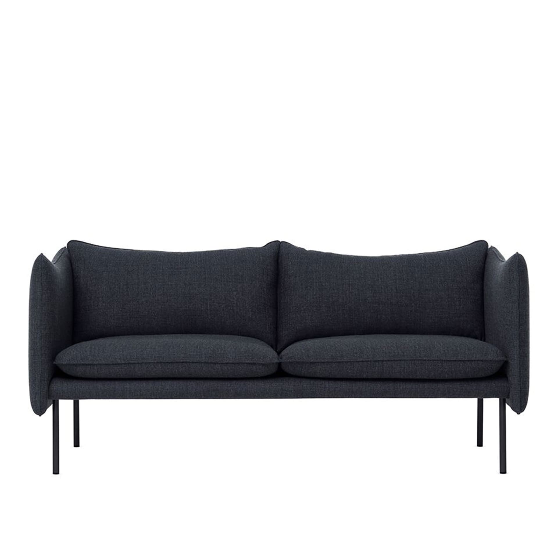 Fogia - Tiki Soffa, 2-sits, Svart Underrede, Läder Vintage - Soffor - Andreas Engesvik - Svart