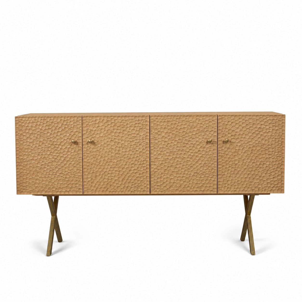 Zanat - Touch sideboard 172 cm brons/oljad ek - Skänkar och sideboards - Studioilse - Träfärgad - Trä