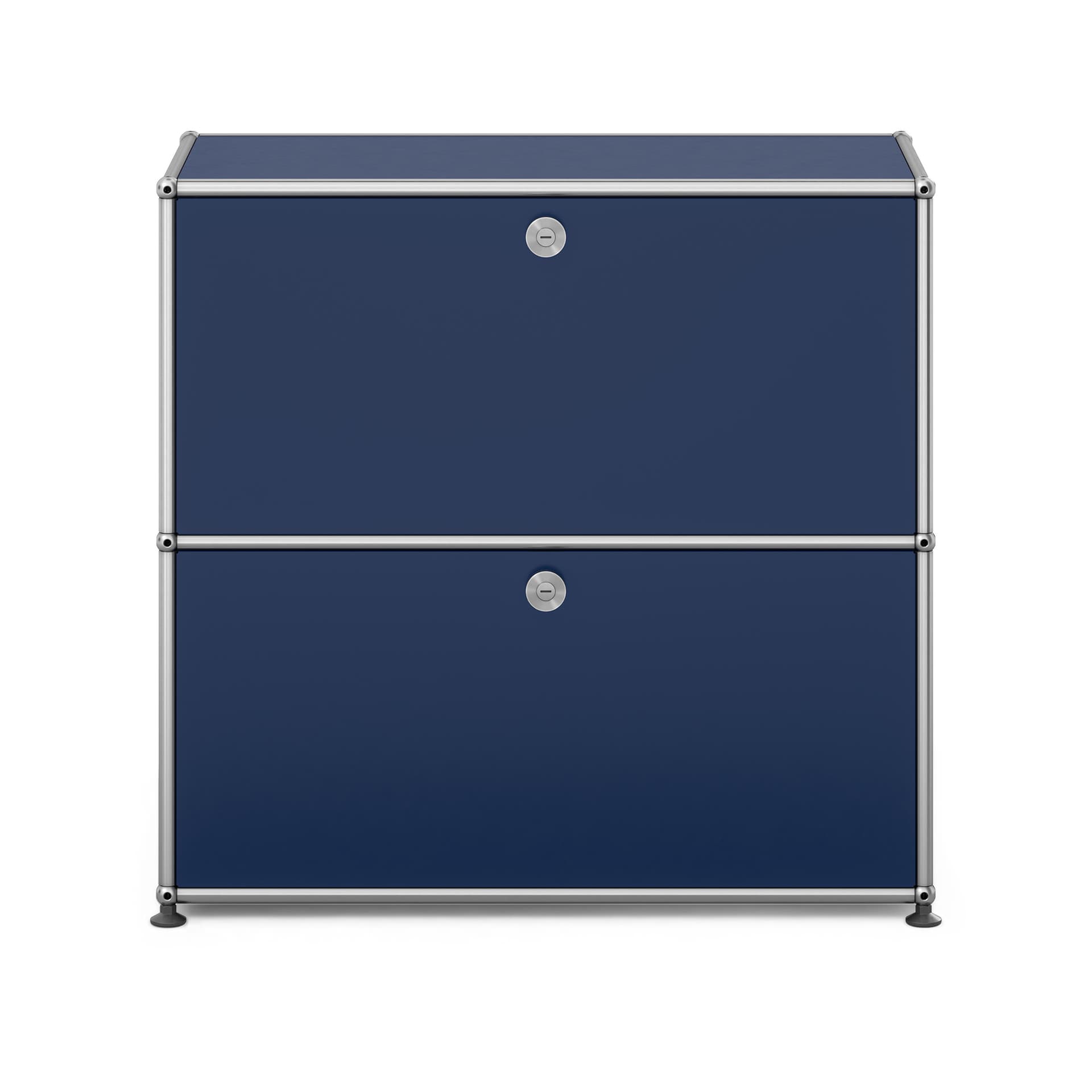 USM - USM Haller S2 34 Steel Blue - Skänkar och sideboards - Fritz Haller & Paul Schärer - Blå - Metall