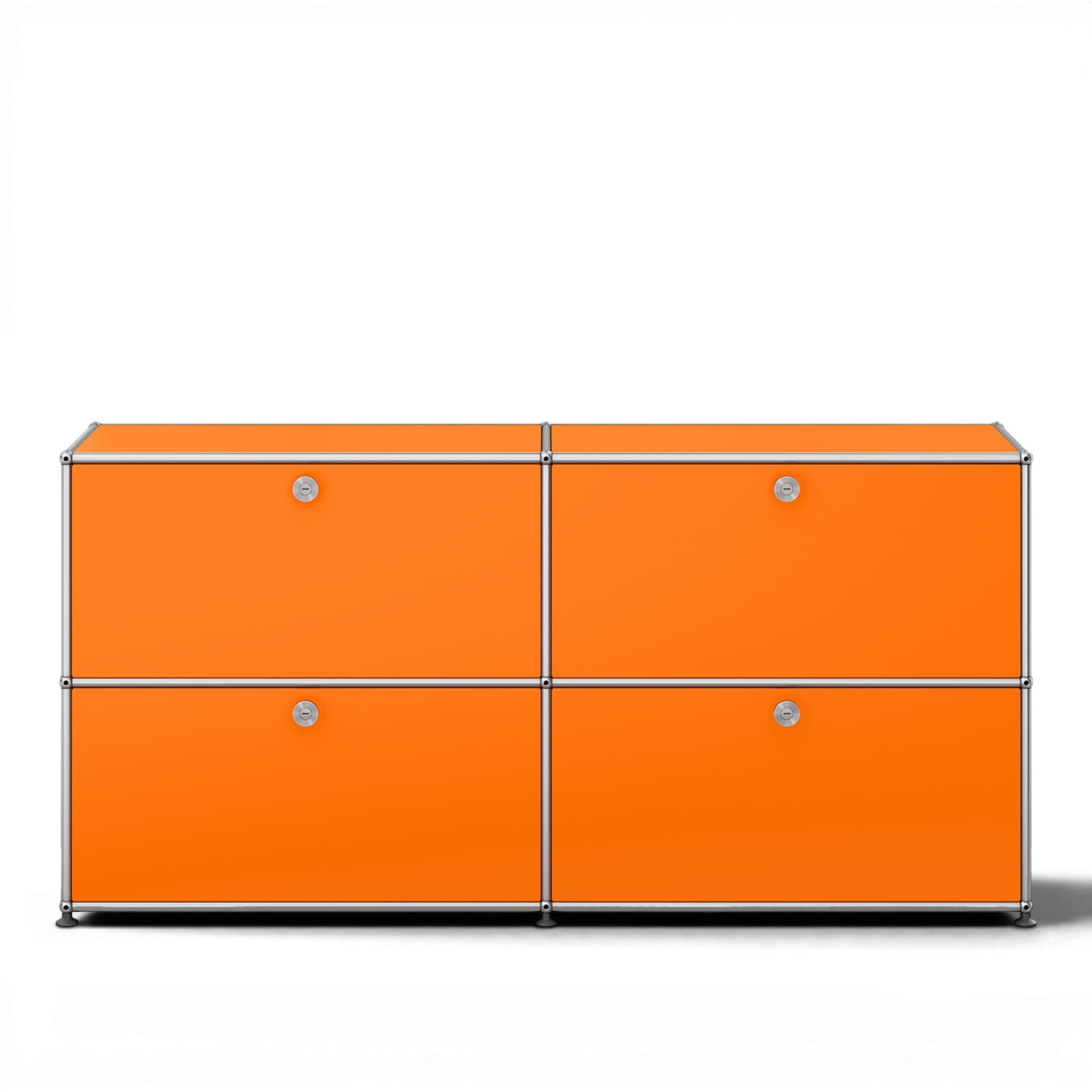 USM - USM Haller 109 Sideboard Pure Orange - Skänkar och sideboards - Fritz Haller & Paul Schärer - Orange - Metall