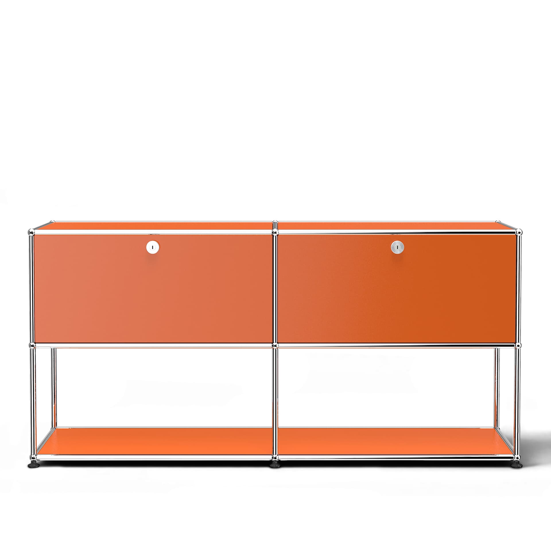 USM - USM Haller 40 Sideboard Pure Orange - Skänkar och sideboards - Fritz Haller & Paul Schärer - Orange - Metall