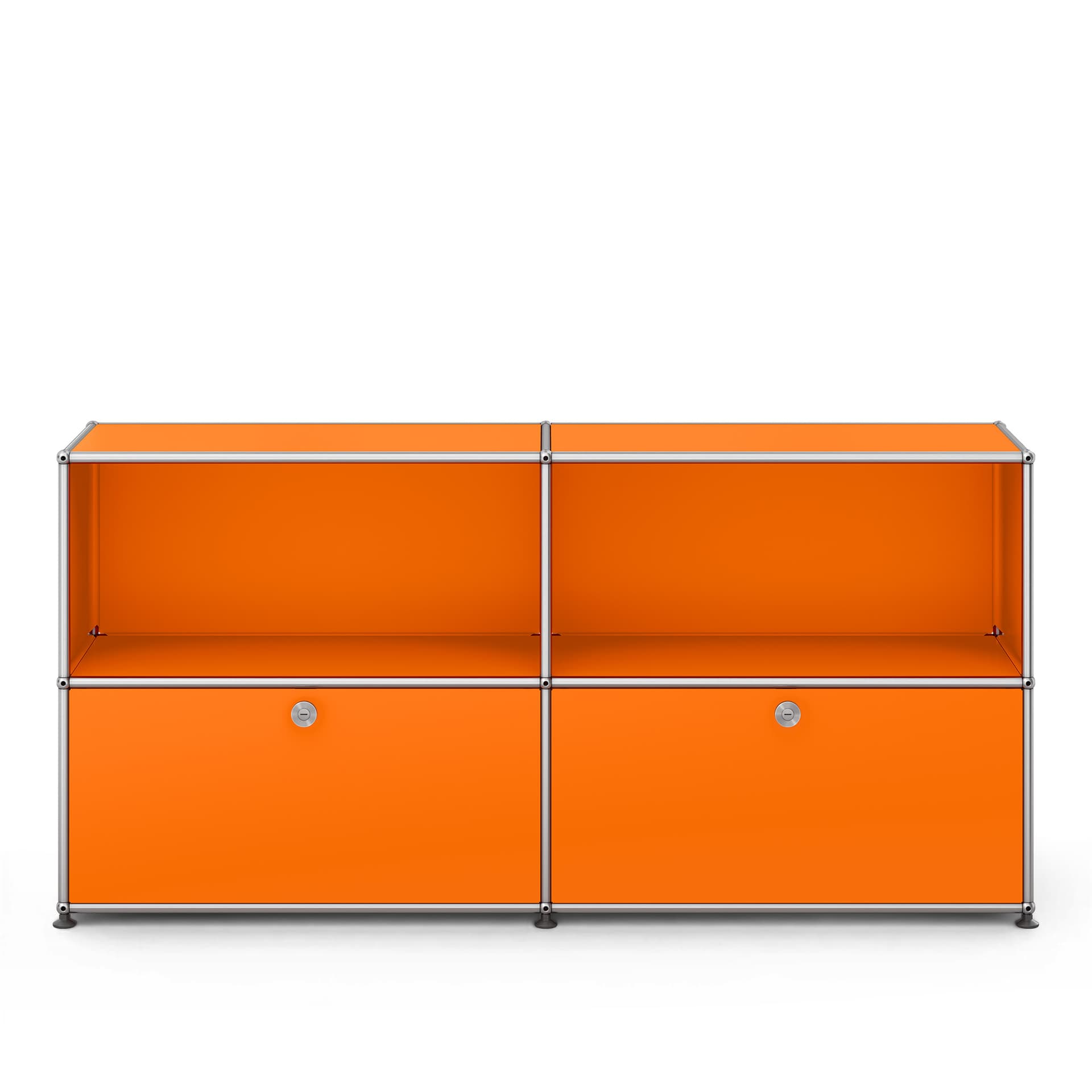 USM - USM Haller Sideboard C2 Pure Orange - Skänkar och sideboards - Fritz Haller & Paul Schärer - Orange