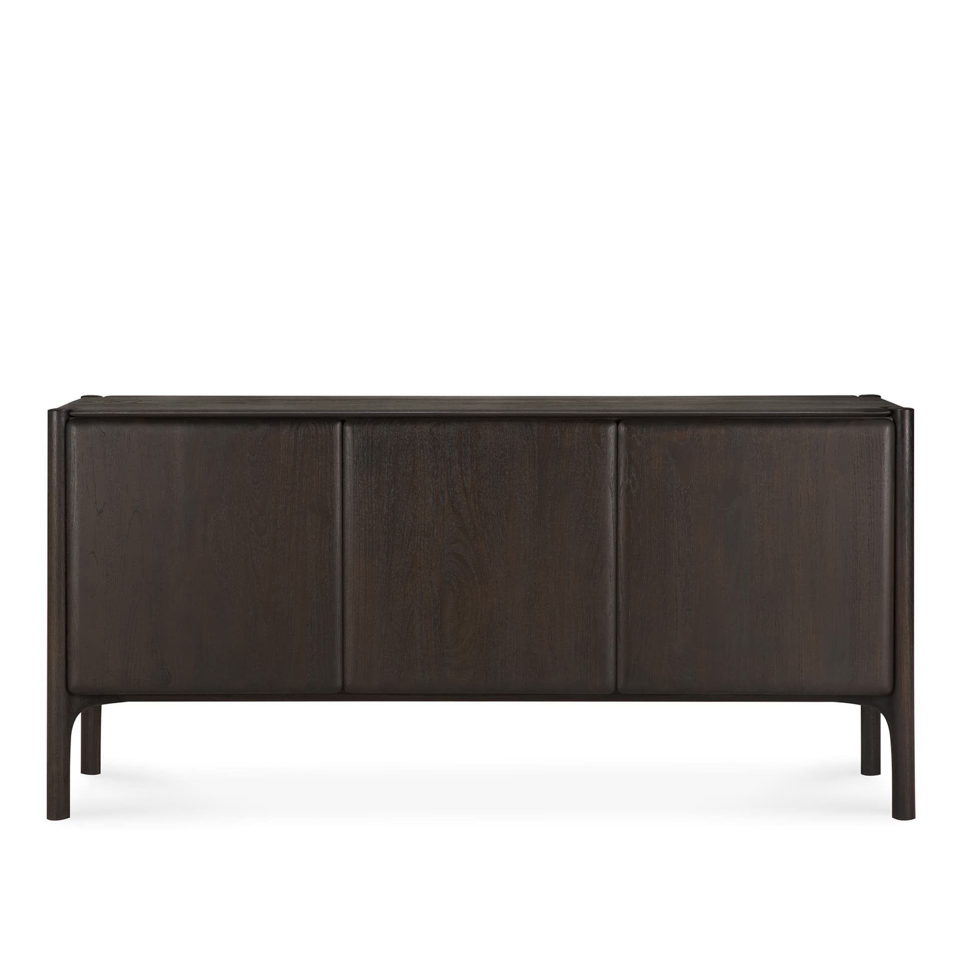 Ethnicraft - PI Sideboard - Varnished Teak - Dark Brown - 3 Doors 174/45/83 - Skänkar och sideboards - Alain Van Havre - Brun - Trä