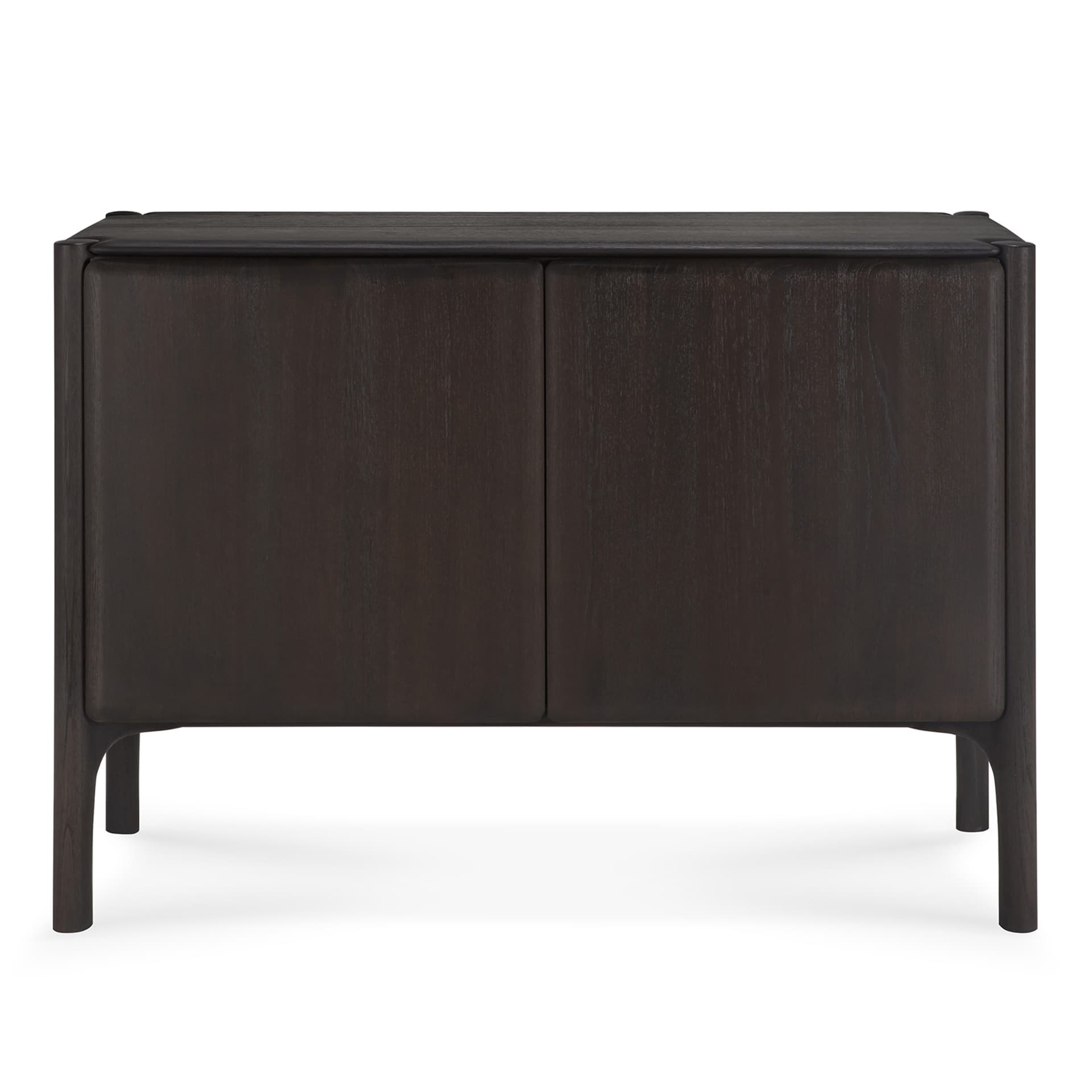 Ethnicraft - PI Sideboard - Varnished Teak - Dark Brown - 2 Doors 119/45/83 - Skänkar och sideboards - Alain Van Havre - Brun - Trä