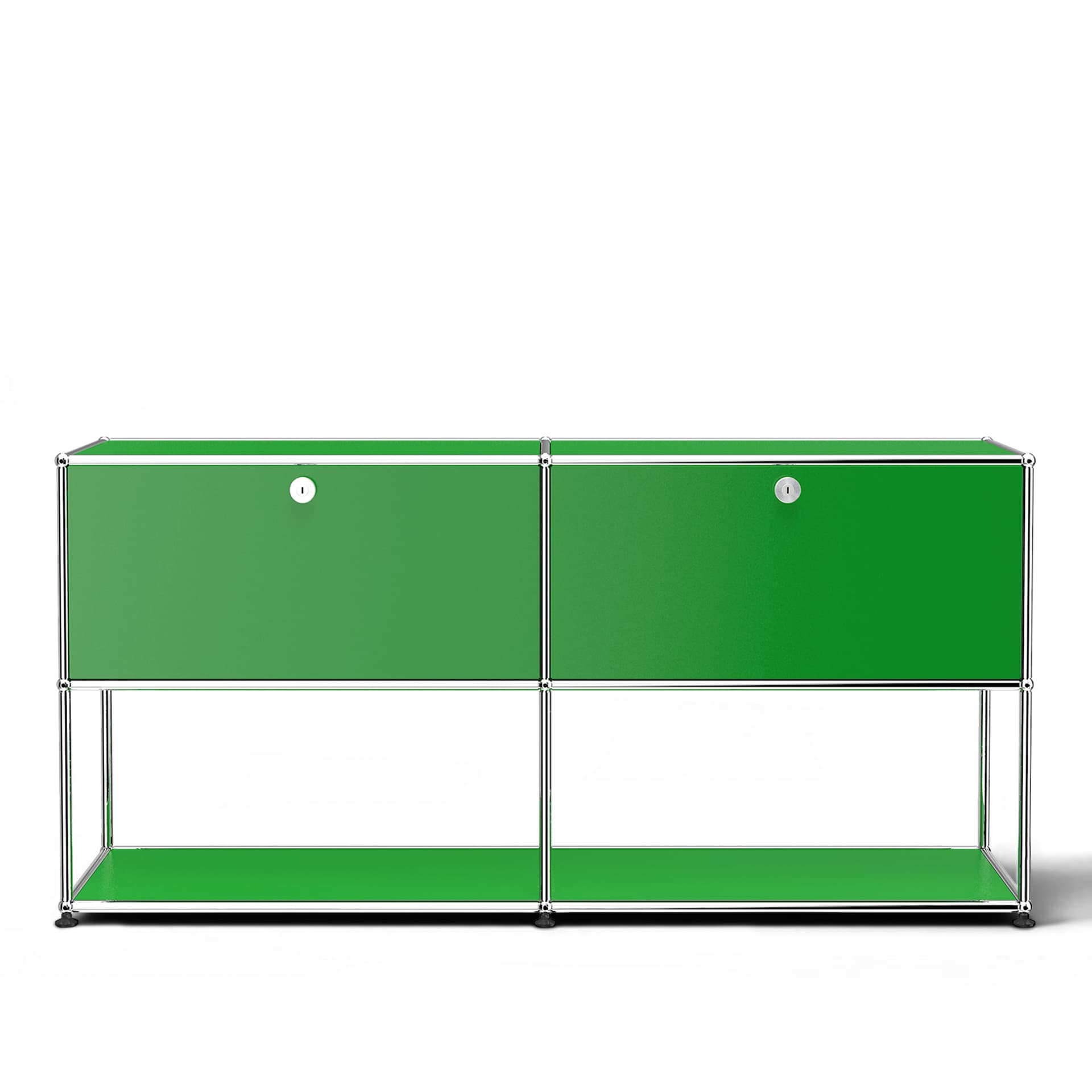 USM - USM Haller 40 Sideboard USM Green - Skänkar och sideboards - Fritz Haller & Paul Schärer - Grön - Metall