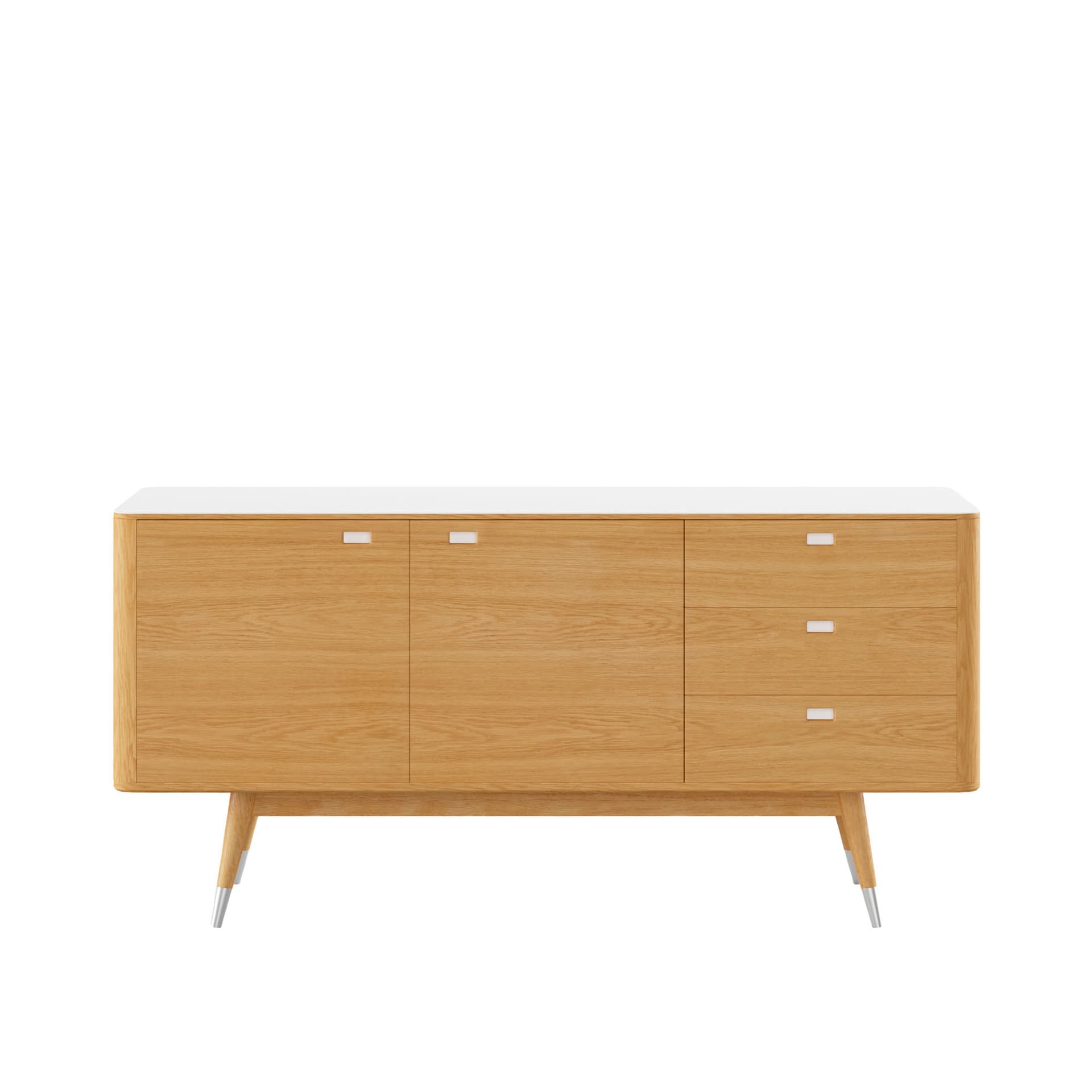 Naver Collection - AK 2630 Skänk, Oljad ek - Skänkar och sideboards - Nissen & Gehl - Träfärgad - Naturmaterial/Trä