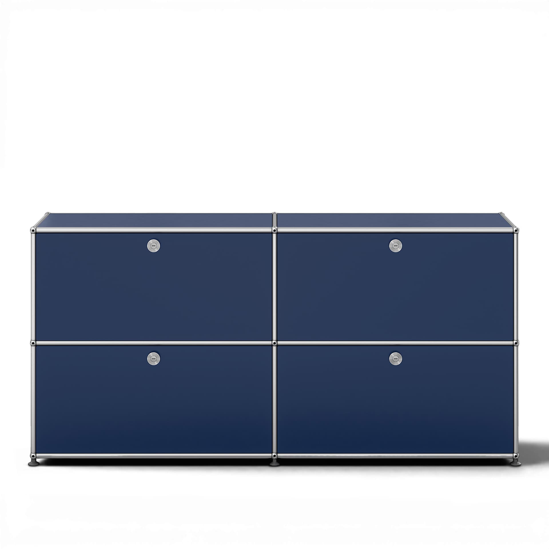 USM - USM Haller 109 Sideboard Steel Blue - Skänkar och sideboards - Fritz Haller & Paul Schärer - Blå - Metall