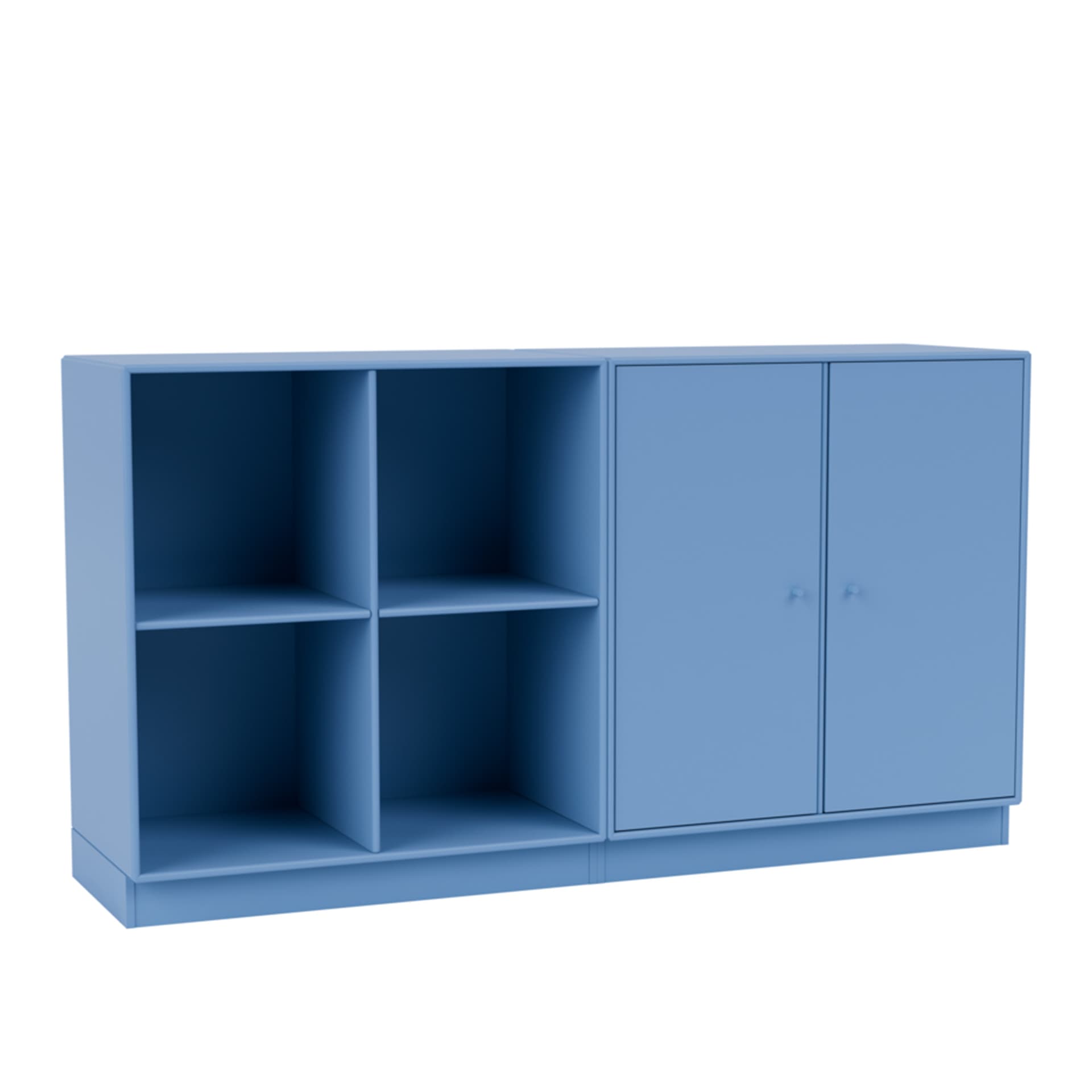 Montana - Pair Classic Sideboard 154-Azure 07 Plinth 7 cm - Skänkar och sideboards - Peter J. Lassen - Blå - Trä