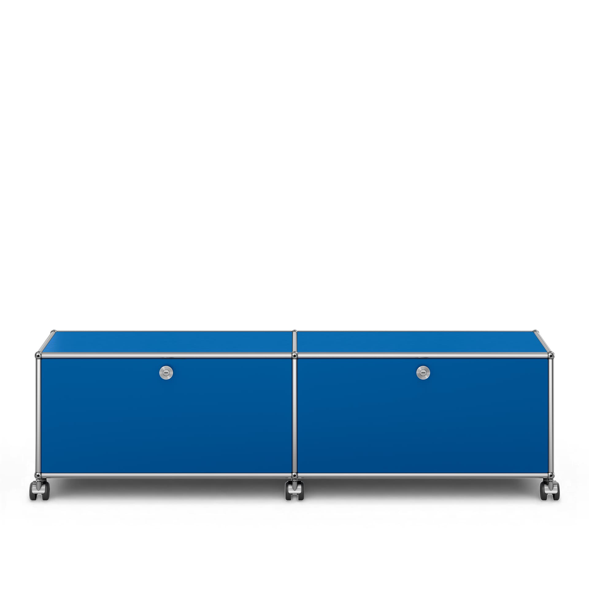 USM - USM Haller TV Furniture M61 Gentian Blue - TV-bänkar - Fritz Haller & Paul Schärer - Blå