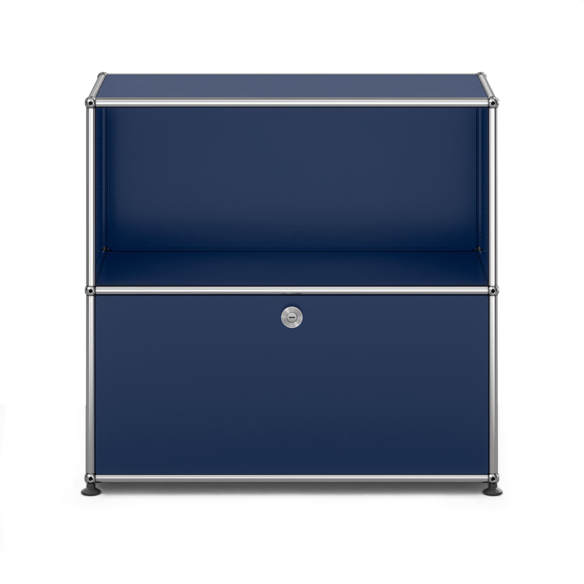 USM - USM Haller M62 34 Steel Blue - Skänkar och sideboards - Fritz Haller & Paul Schärer - Blå - Metall