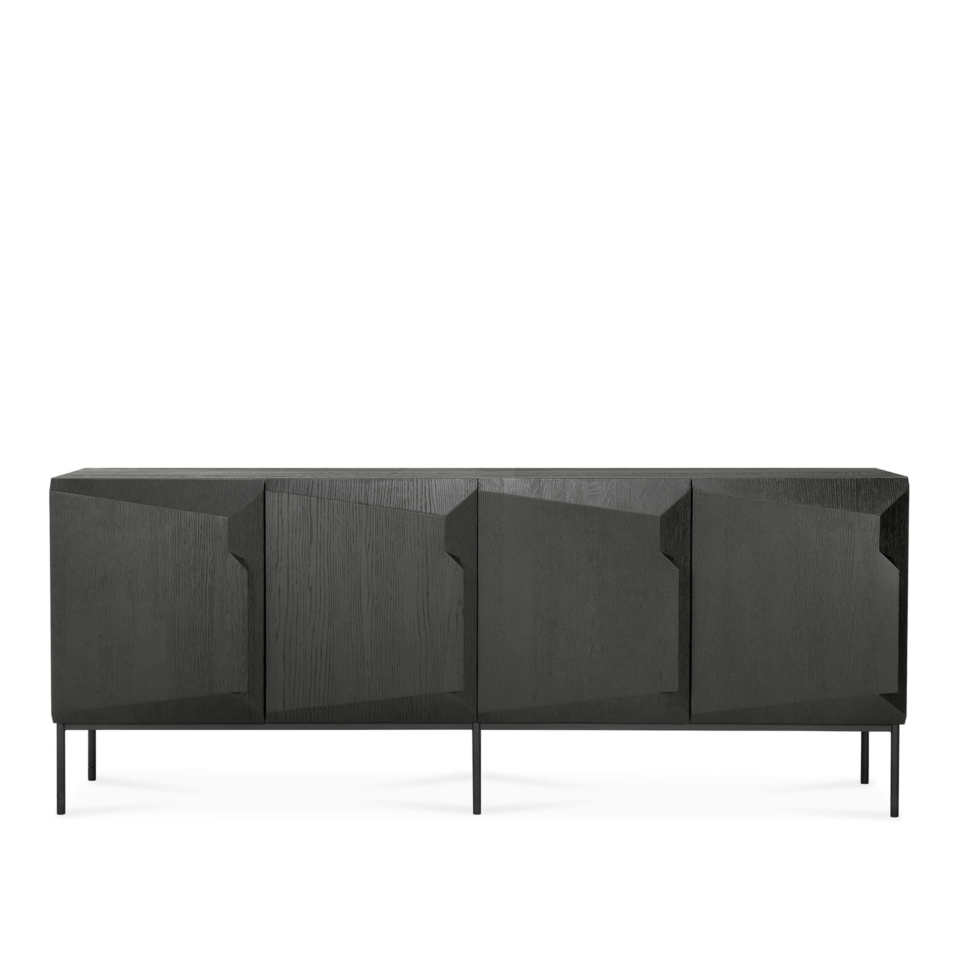Ethnicraft - Stairs sideboard - 4 doors - Black - Skänkar och sideboards - Alain Van Havre