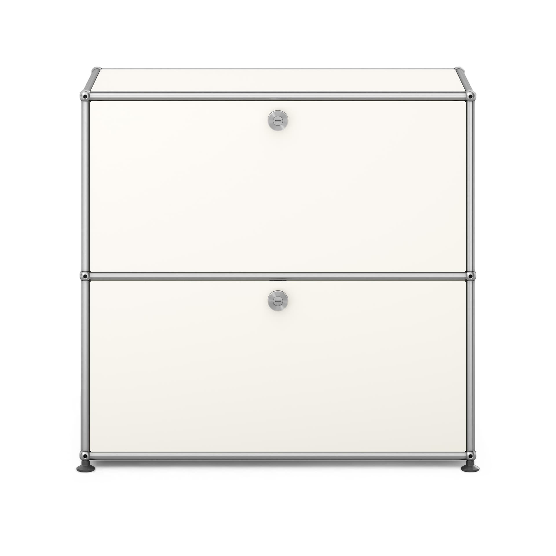 USM - USM Haller S2 24 Pure White - Skänkar och sideboards - Fritz Haller & Paul Schärer - Vit - Metall