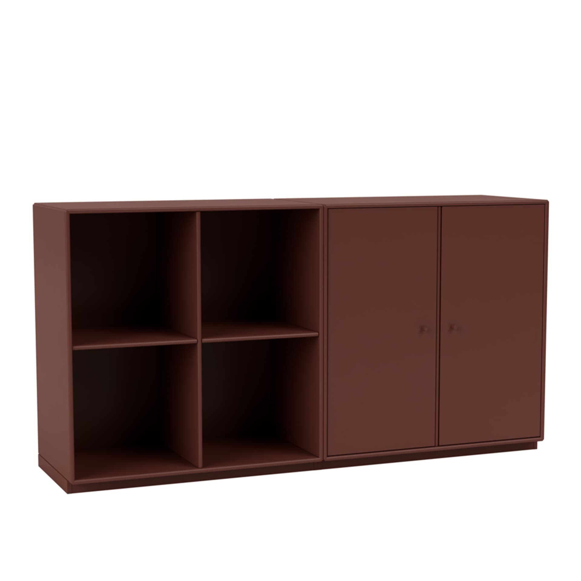 Montana - Pair Classic Sideboard 155-Masala 06 Plinth 3 cm - Skänkar och sideboards - Peter J. Lassen - Brun - Trä