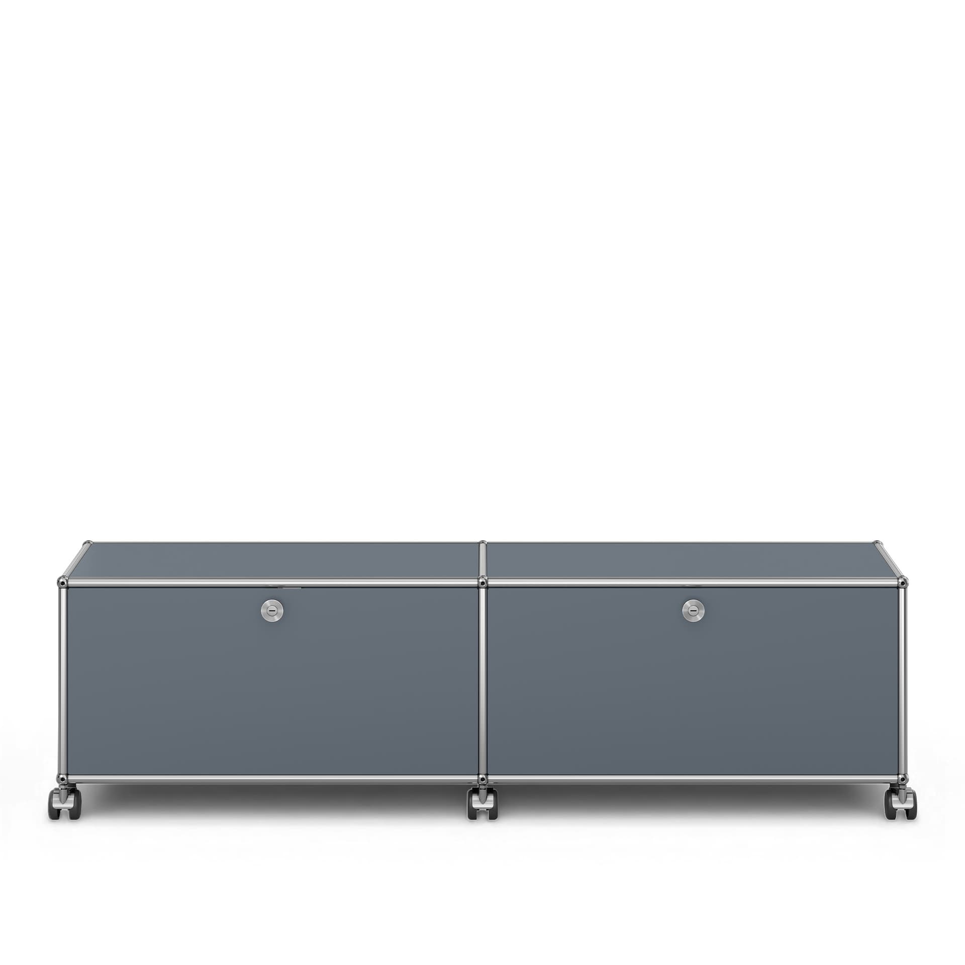 USM - USM Haller TV Furniture M61 USM Mid Gray - TV-bänkar - Fritz Haller & Paul Schärer - Grå