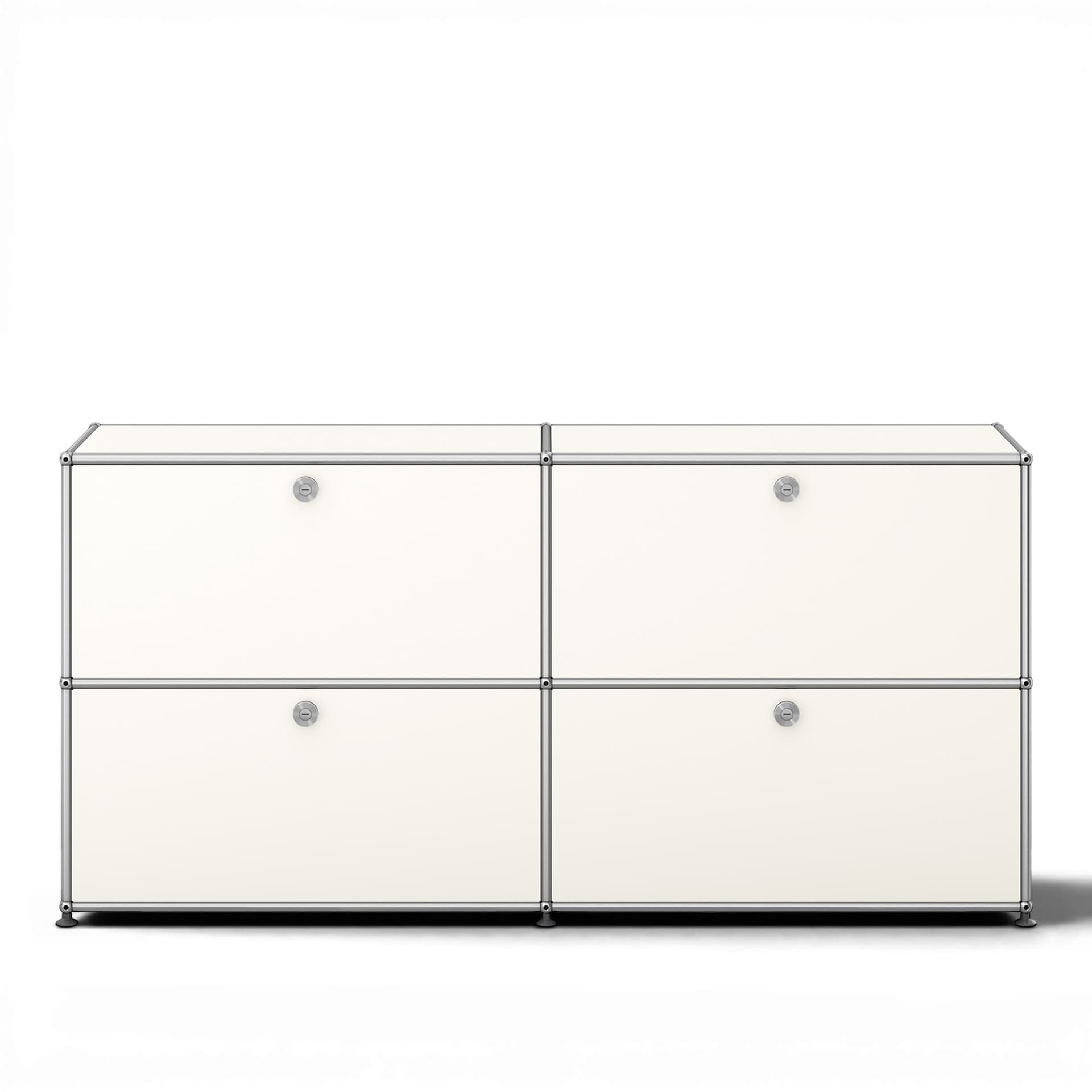 USM - USM Haller 109 Sideboard Pure White - Skänkar och sideboards - Fritz Haller & Paul Schärer - Vit - Metall
