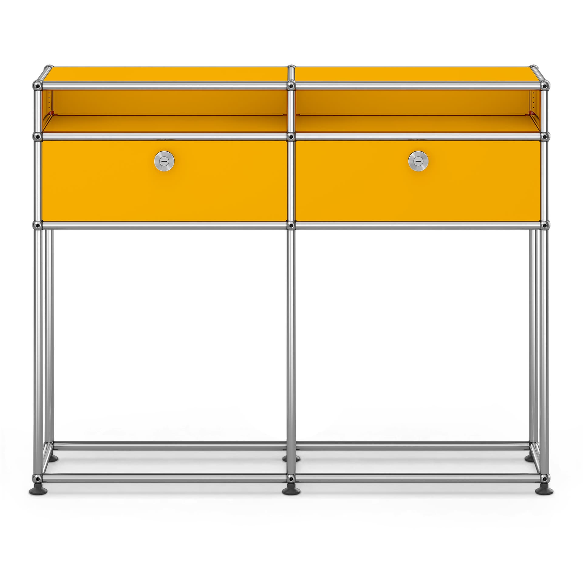 USM - USM Haller Sideboard M51 Golden Yellow - Skänkar och sideboards - Fritz Haller & Paul Schärer - Gul - Metall